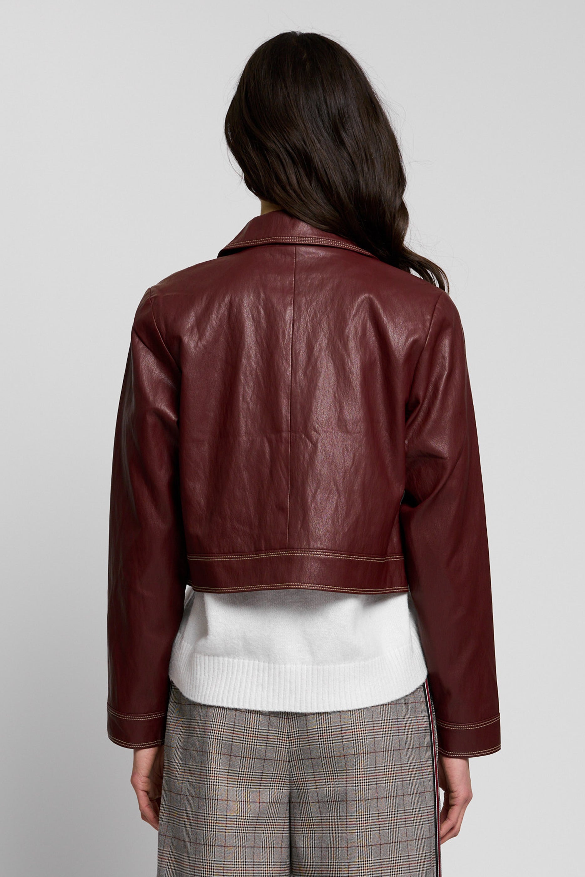 Hazel Topstitched Jacket
