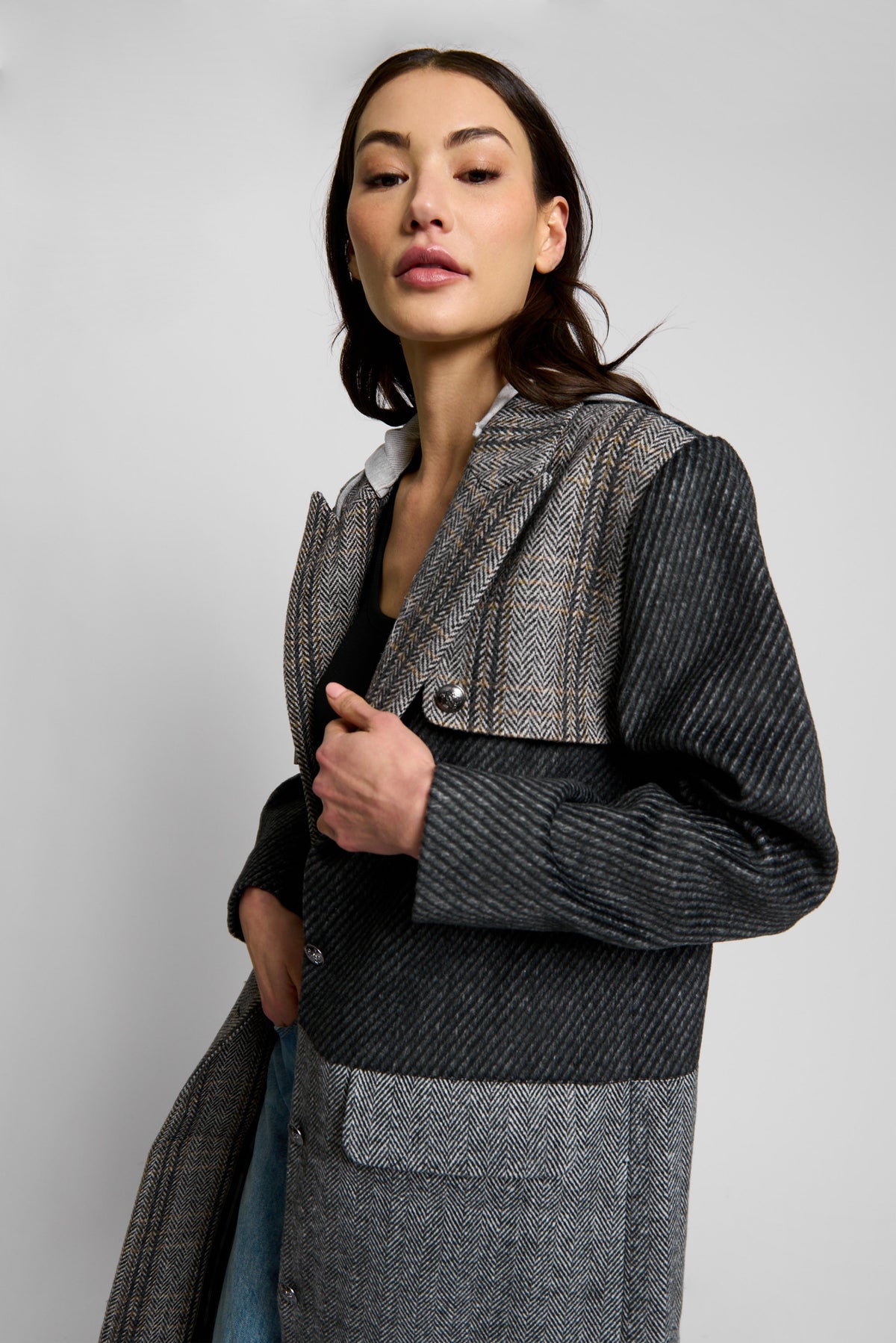 Orla Patchwork Dickie Coat