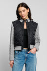 Ember Quilted Nylon Sweater Sleeve Puffer