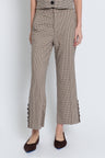 Astor Cropped Check Pant