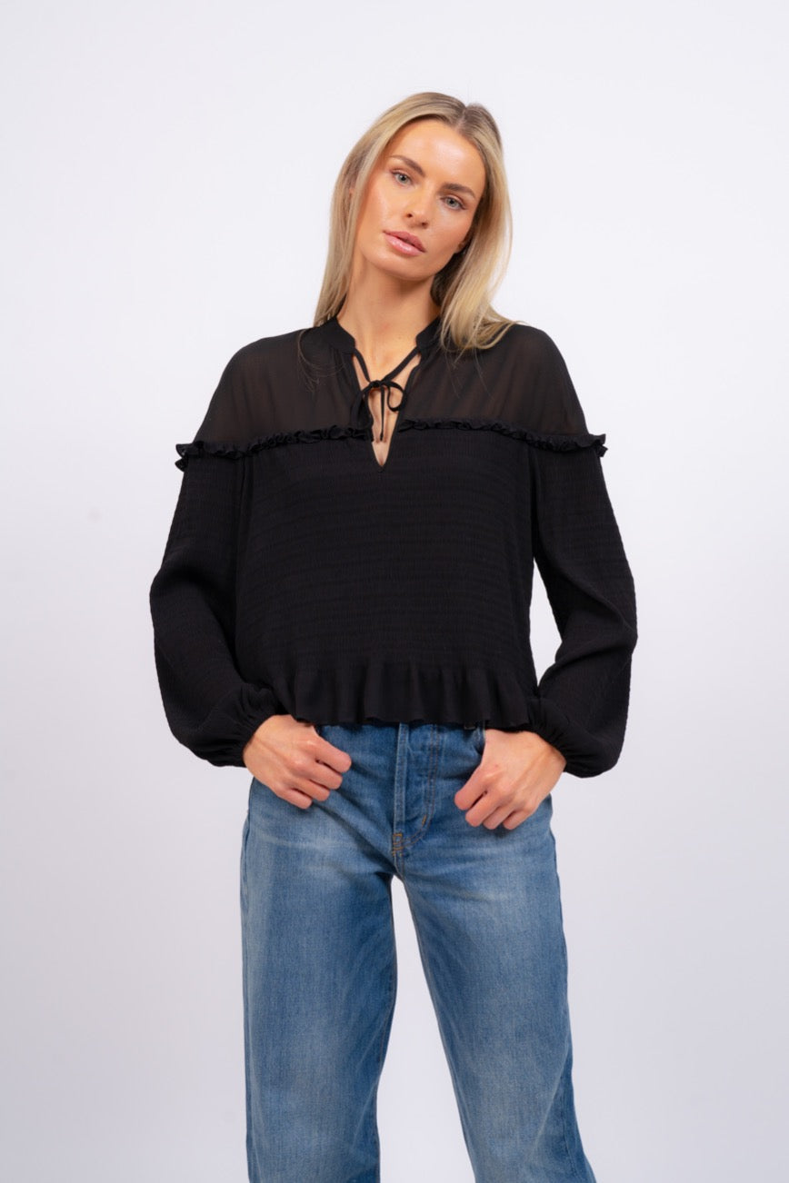 Jane Tie Neck Top