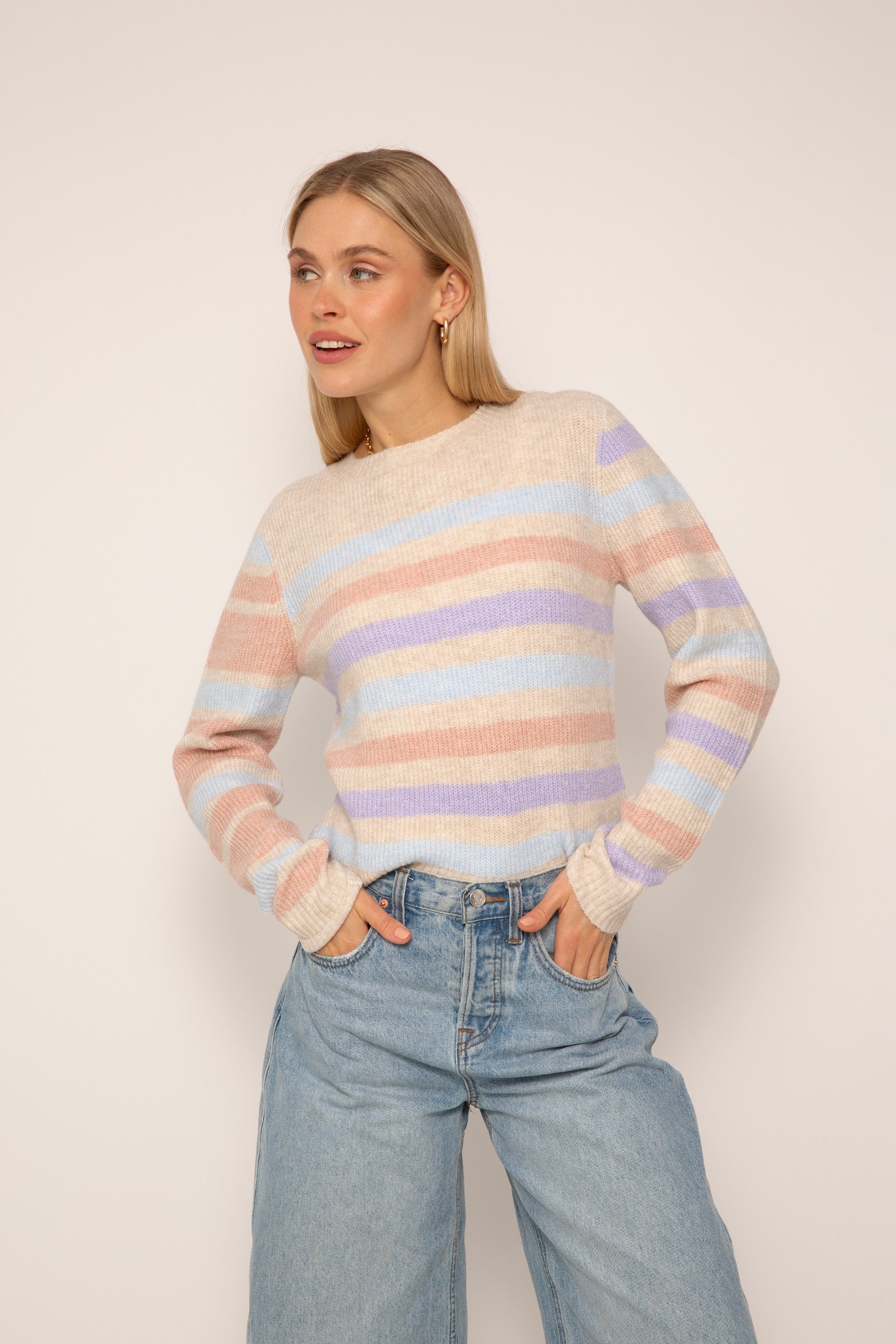 Maia Robbie Striped Crew