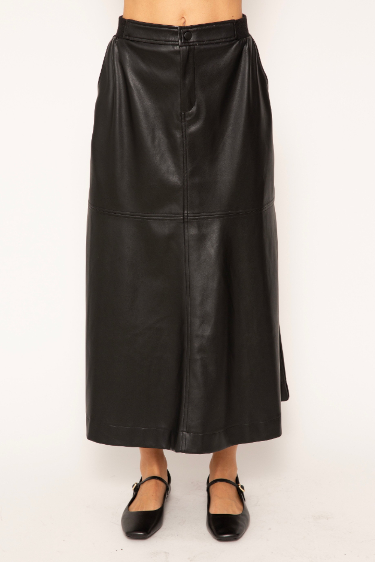 Beatrix Vegan Midi Skirt