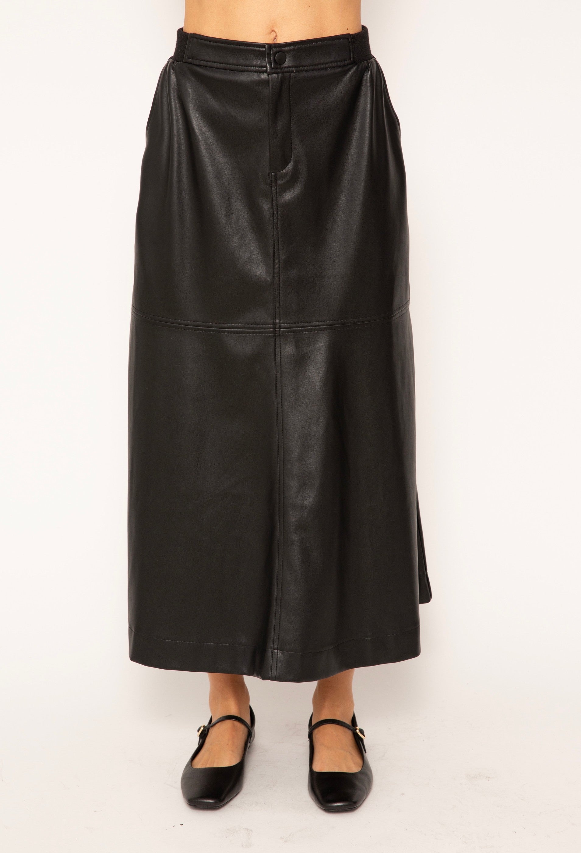 Beatrix Vegan Midi Skirt