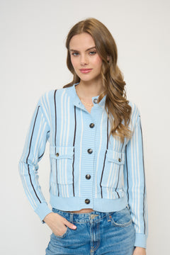 Alba Vertical Stripe Sweater