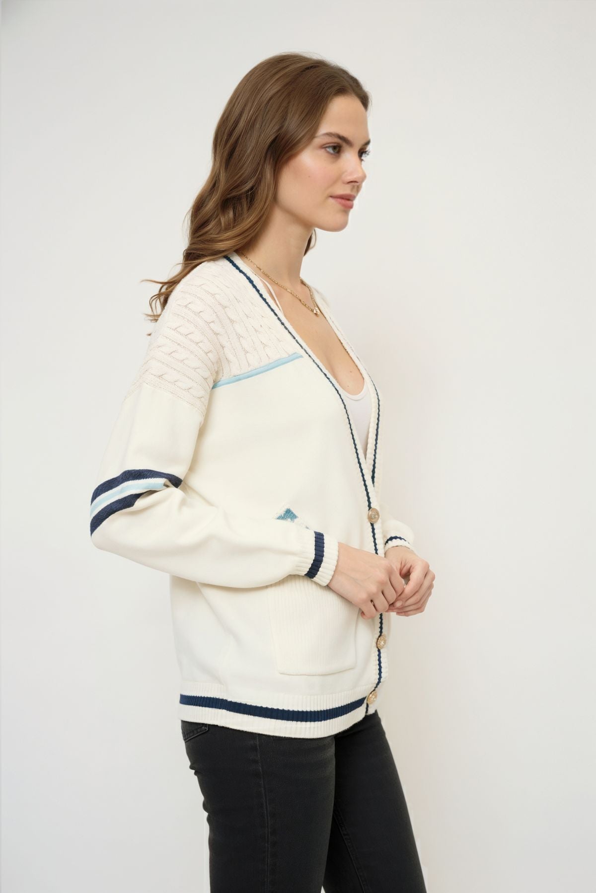 Heart Patchwork Cardi