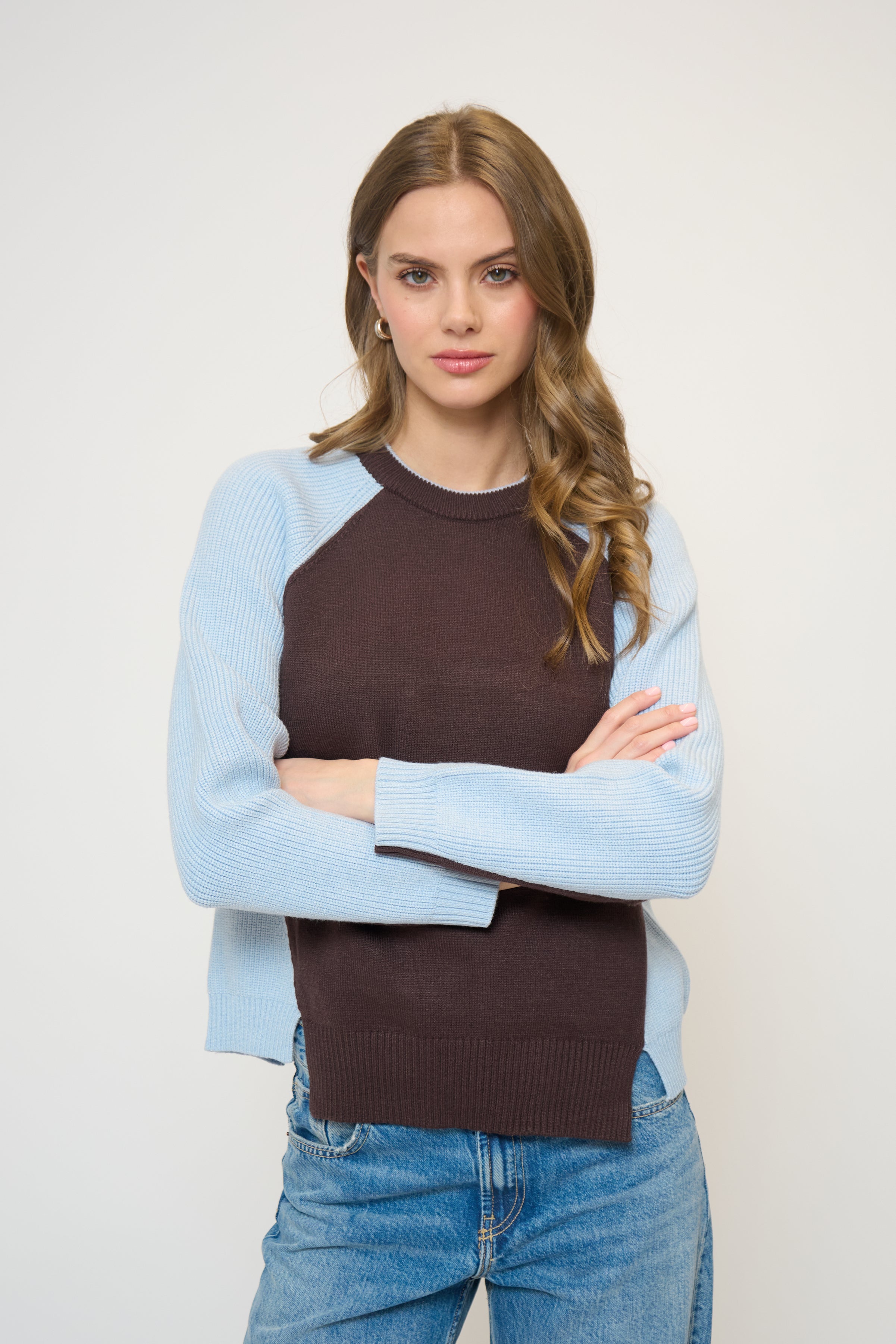 Parker Color Blocked Pullover