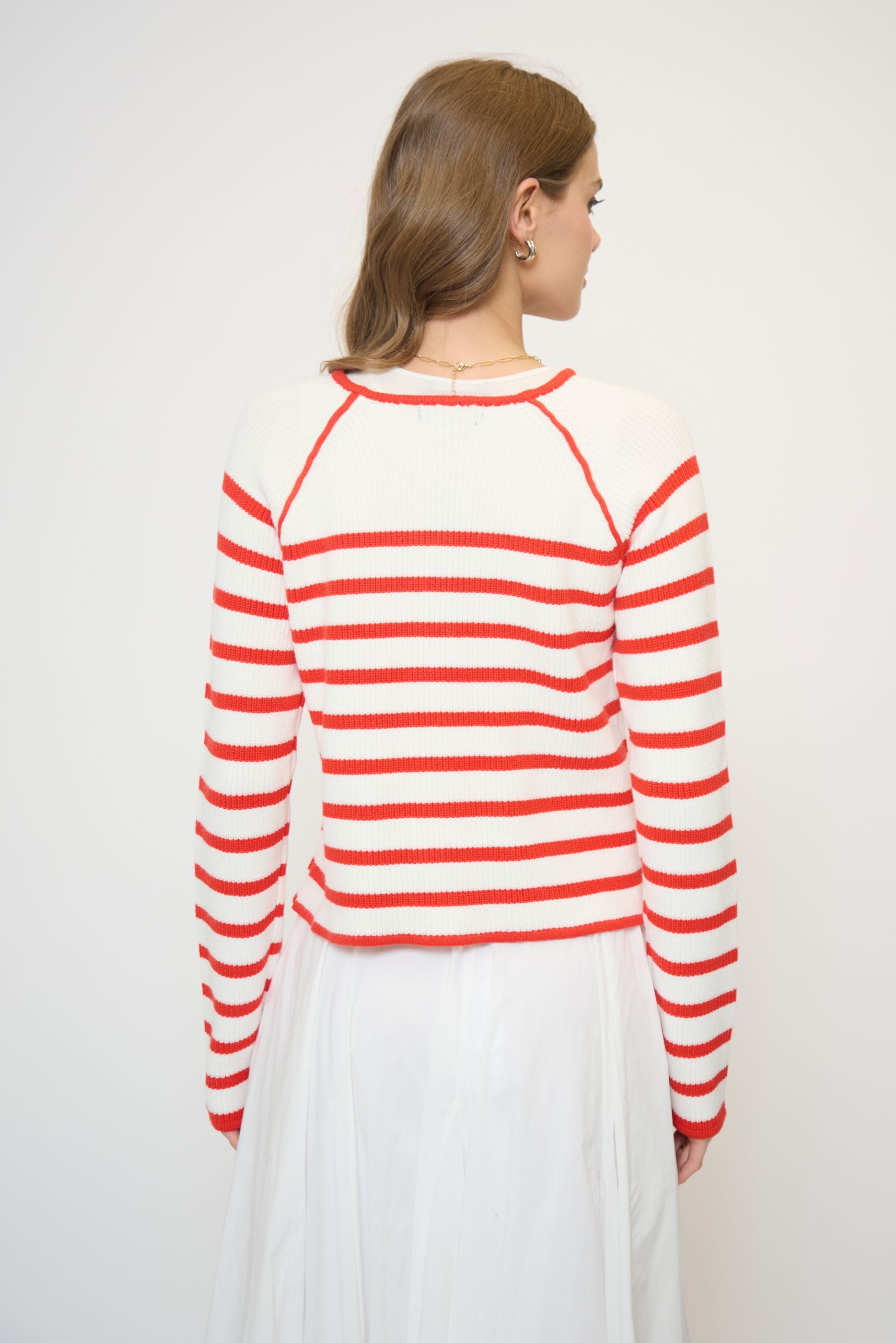 Maisie Collarless Sweater Jacket