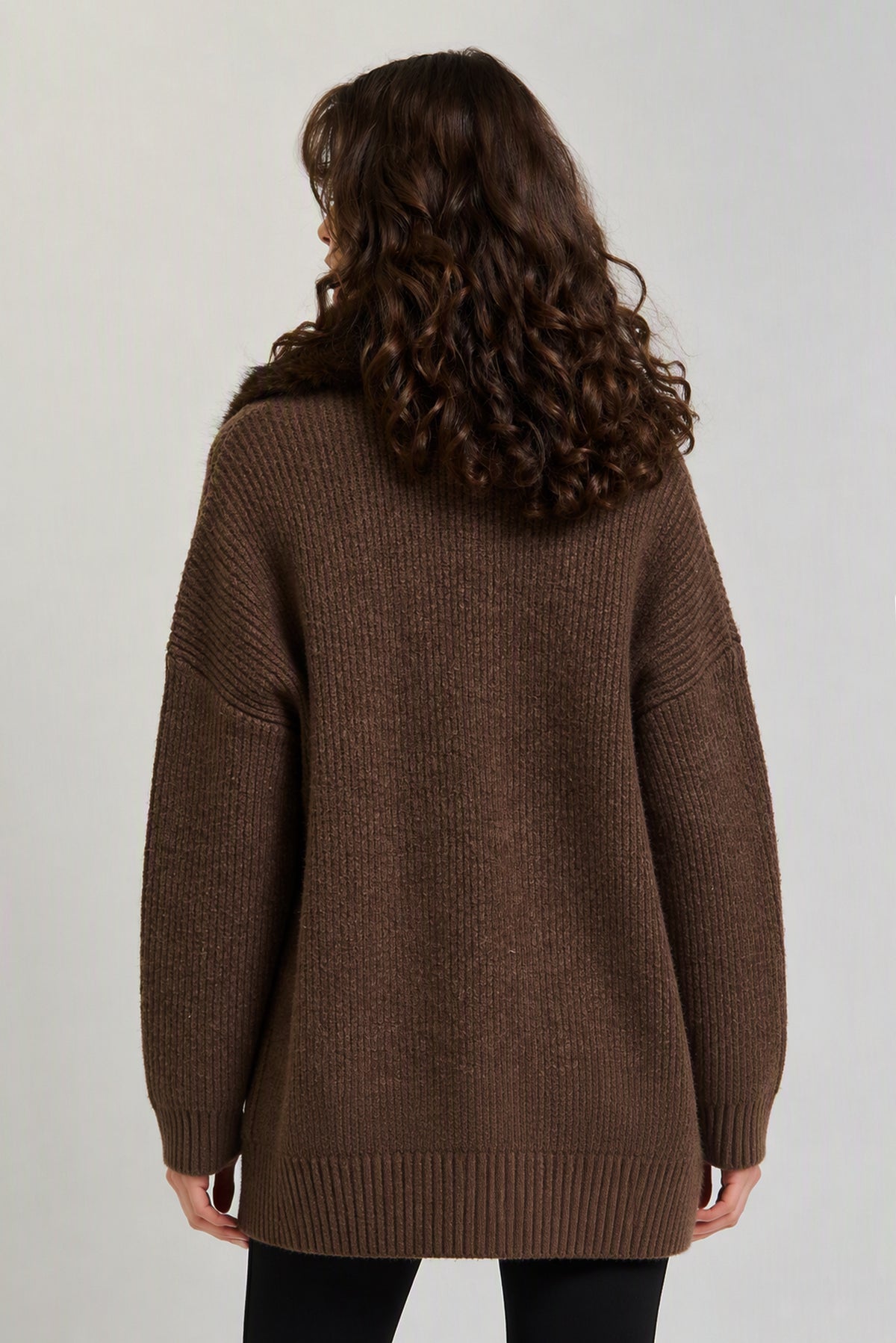 Lennox Fur Collar Duster