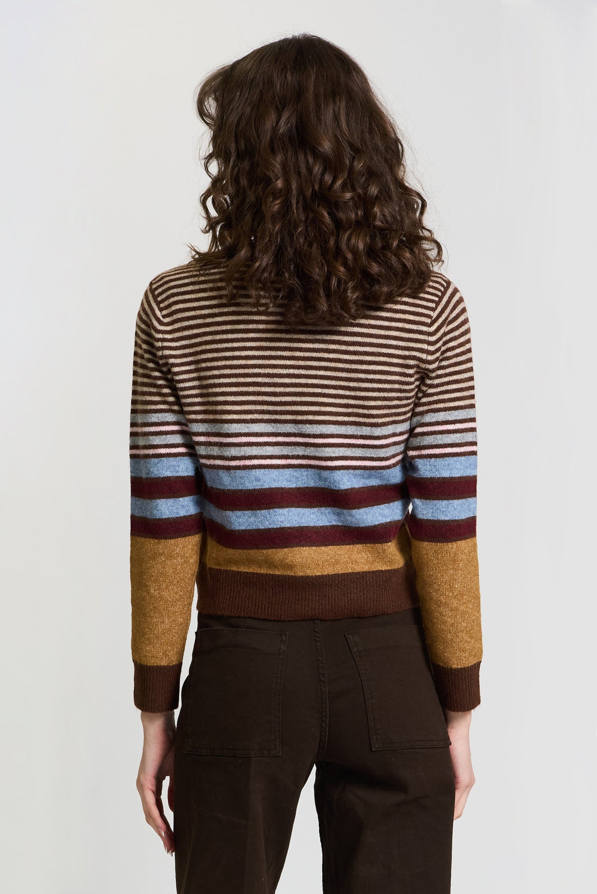 Teagen Striped Robbie Cardigan