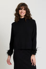 Blair Marabou Cuff Pullover