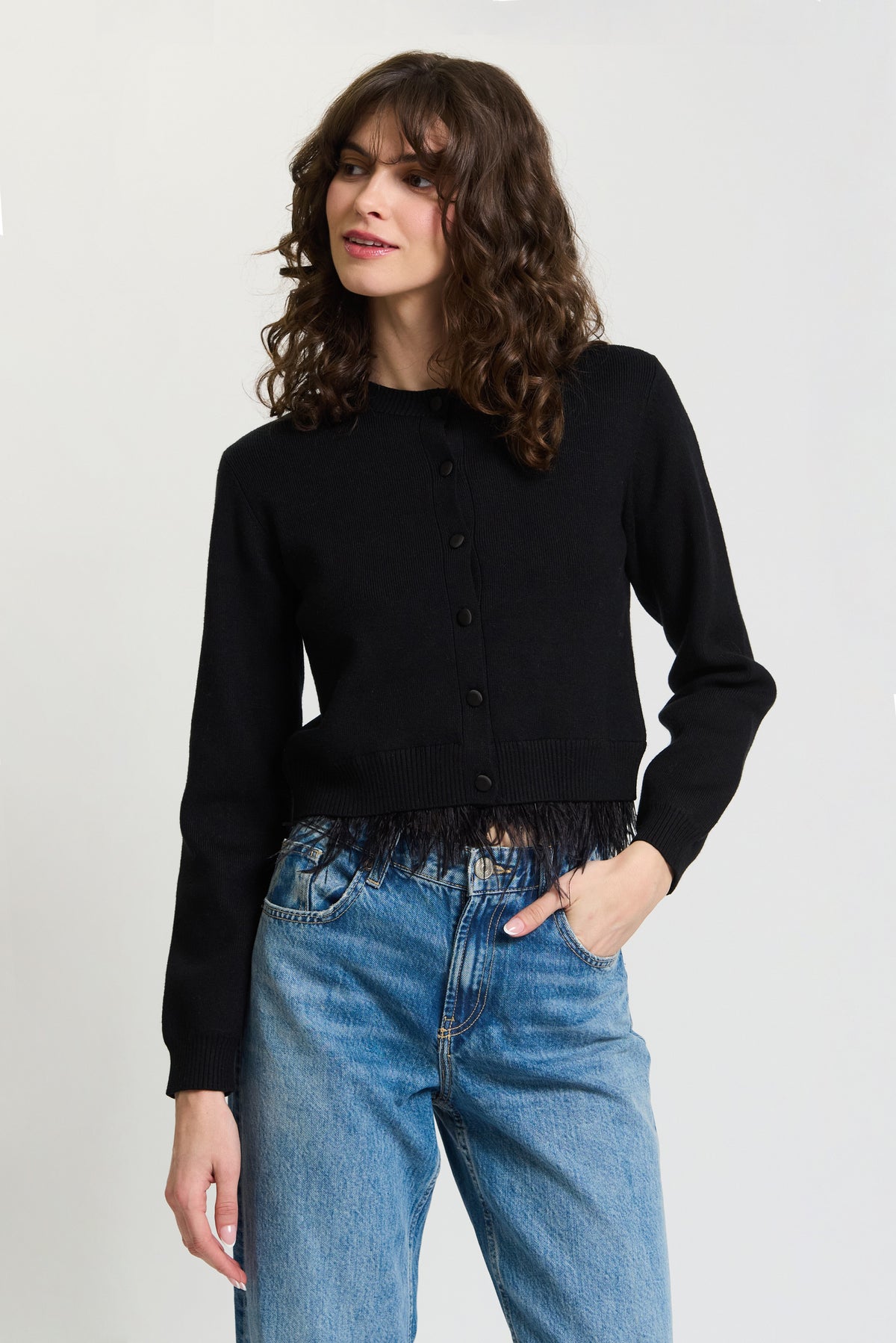 Blair Marabou Cardigan