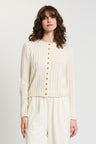 Jayce Cashmere Ribbed Baby Cardi