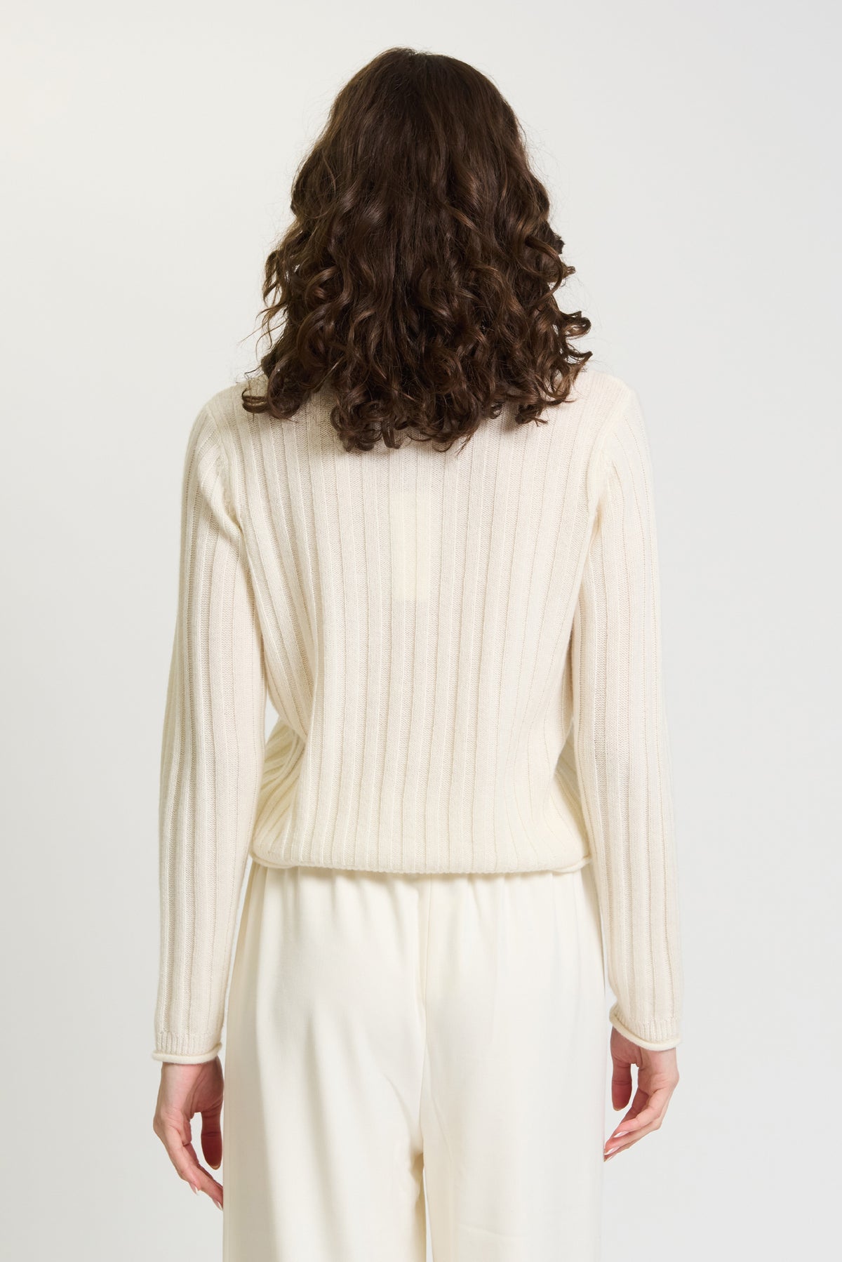 Jayce Cashmere Ribbed Baby Cardi