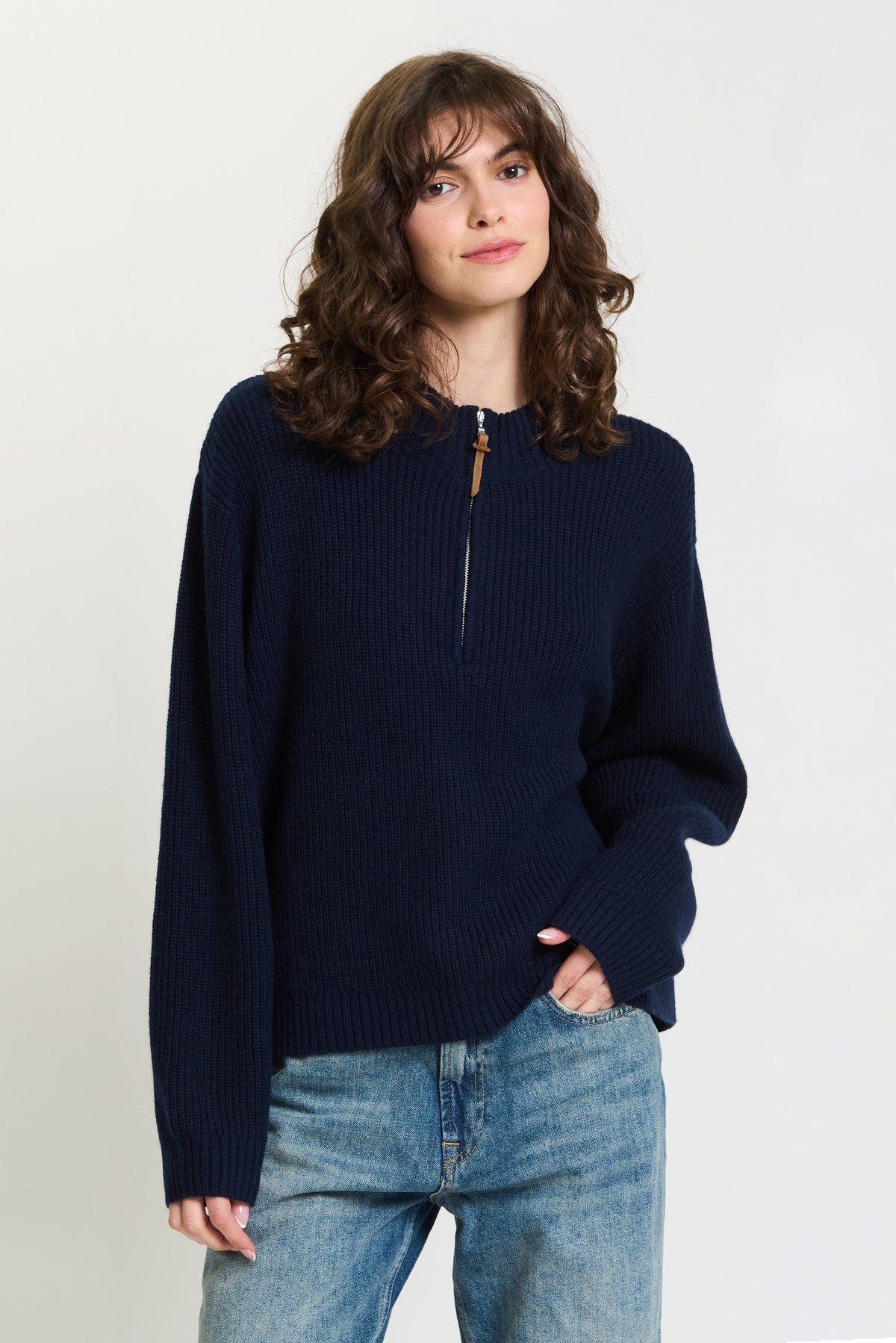 Jayce Cashmere Quarter Zip