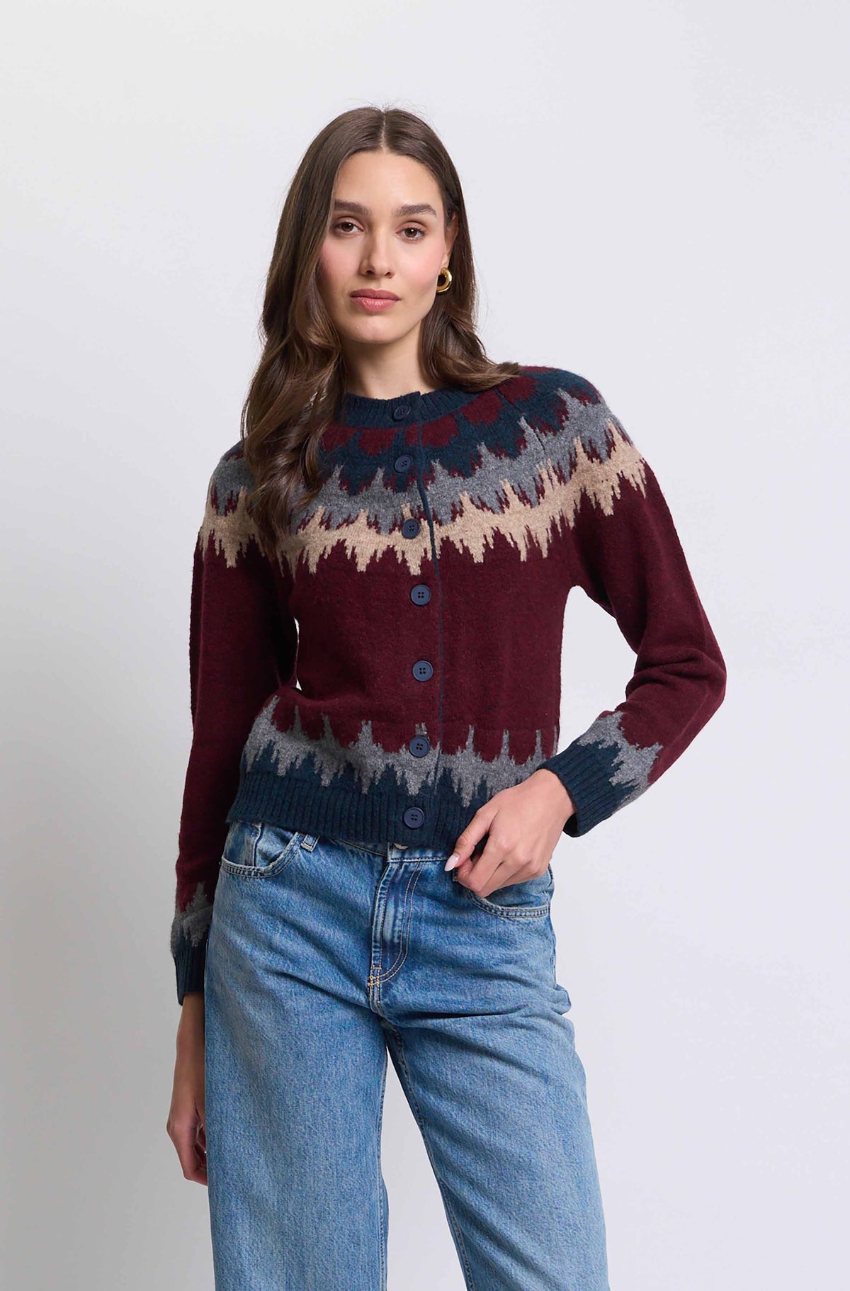 Carson Fairisle Cardigan
