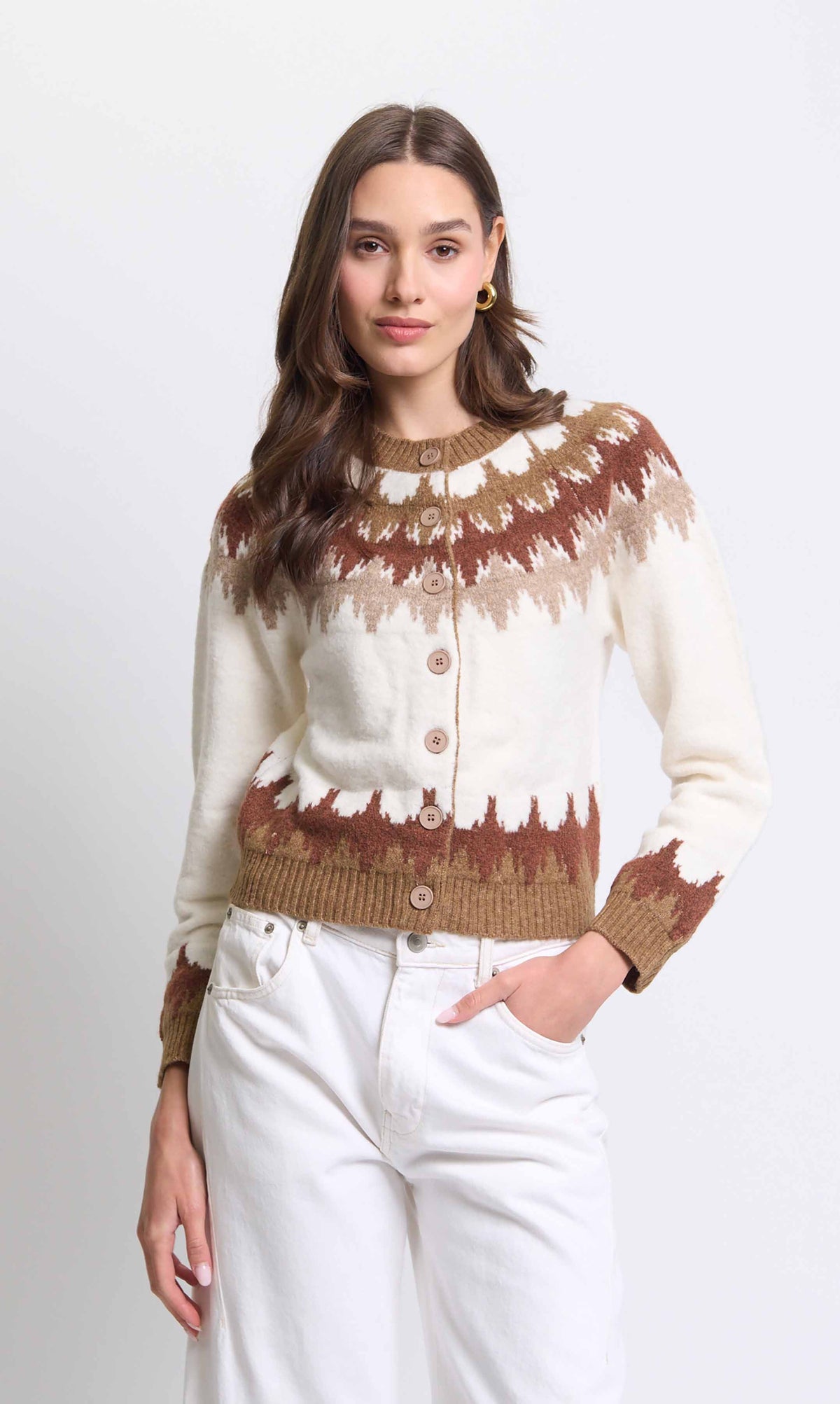 Carson Fairisle Cardigan
