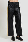 Raye Vegan Leather Button Pants