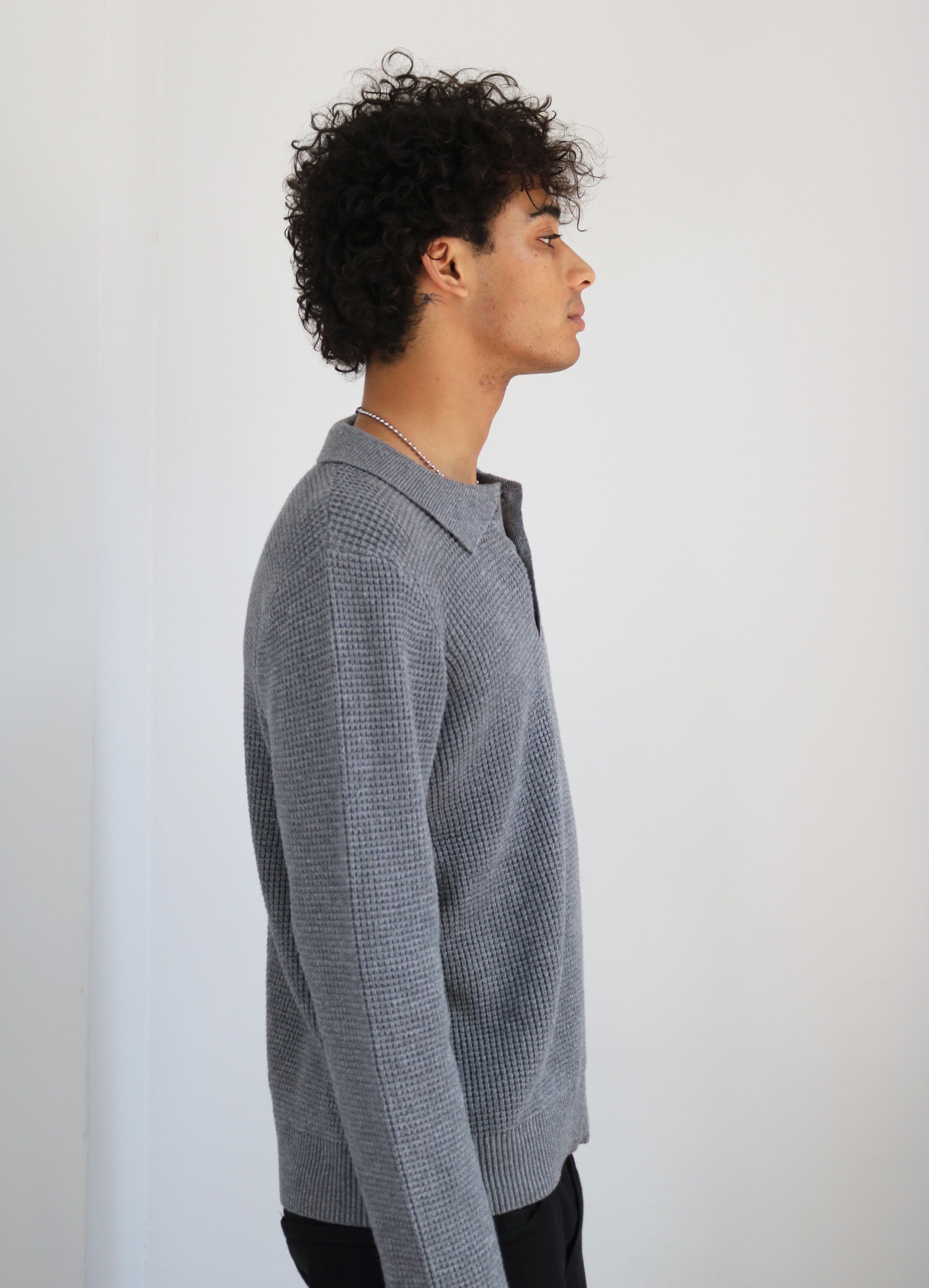 Wyatt Waffle Stitch Polo