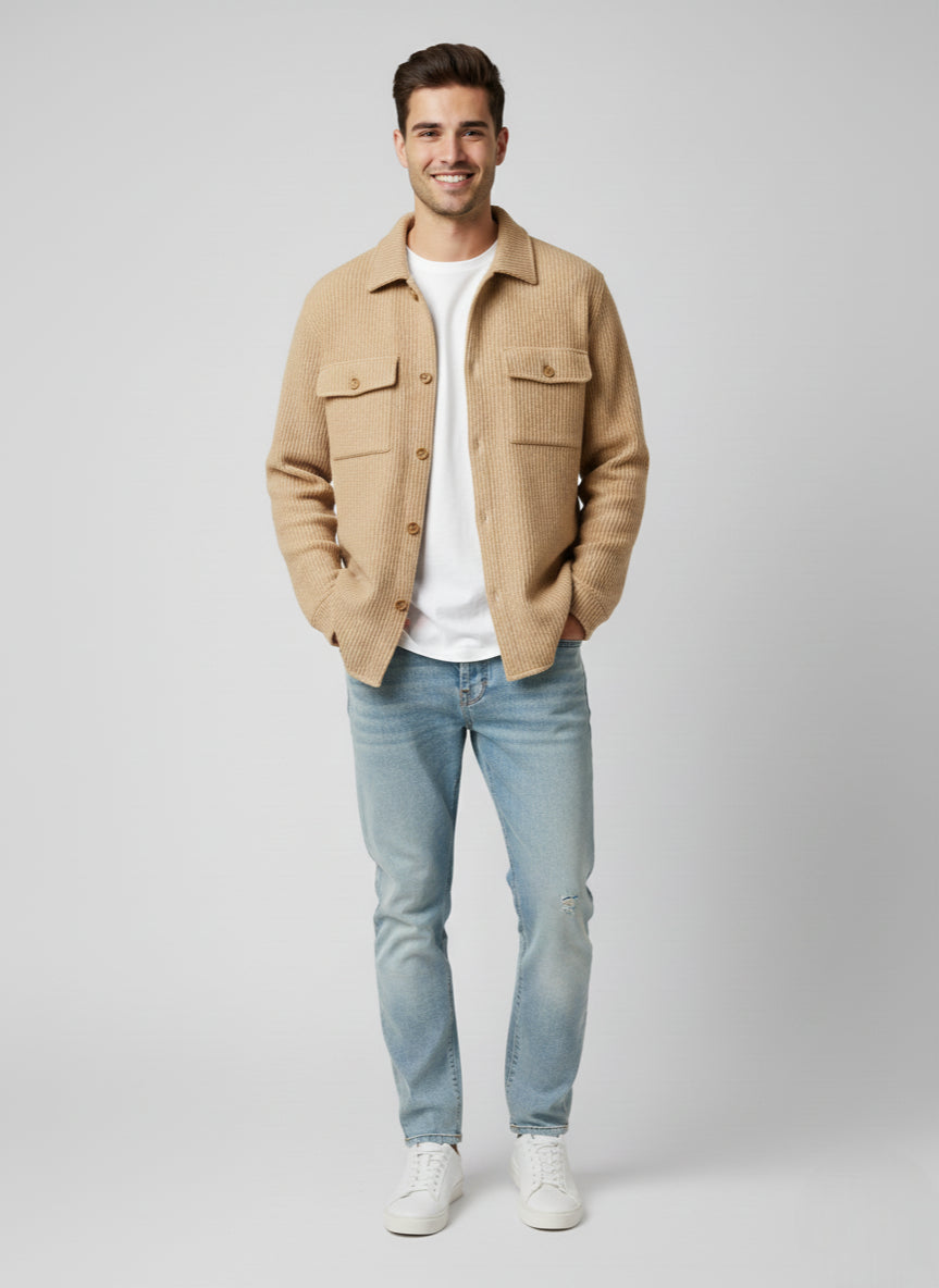 Whipstitch Sweater Jacket