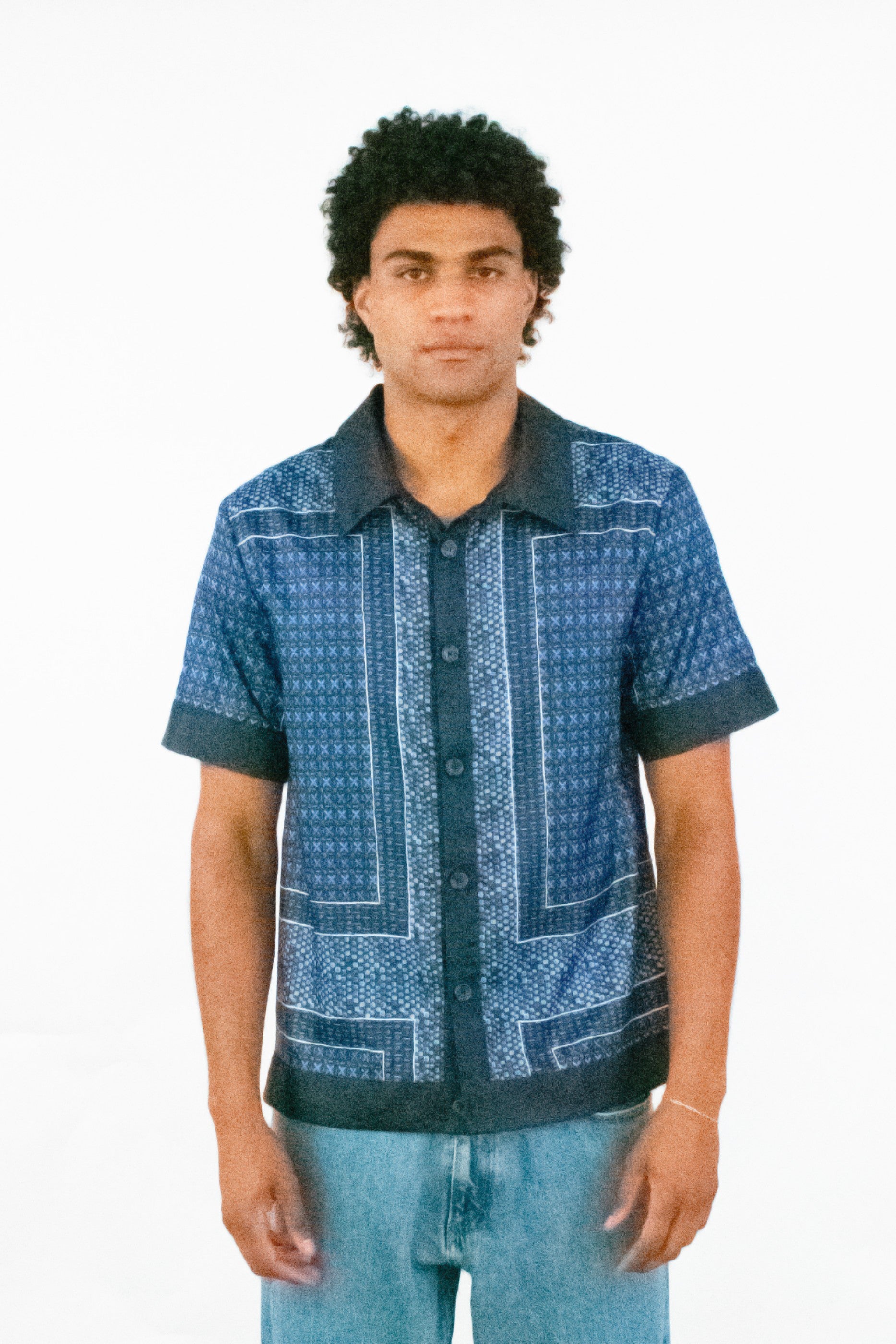 Foulard Print Buttondown Shirt
