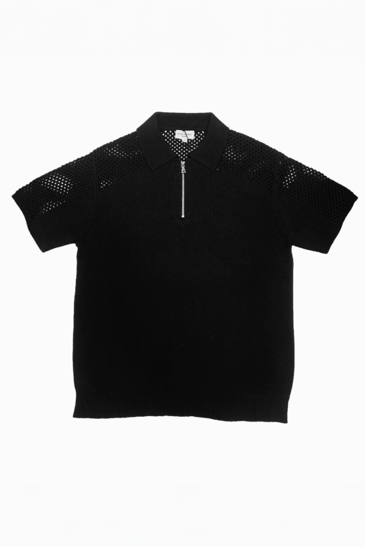 Mesh Shoulder Sweater