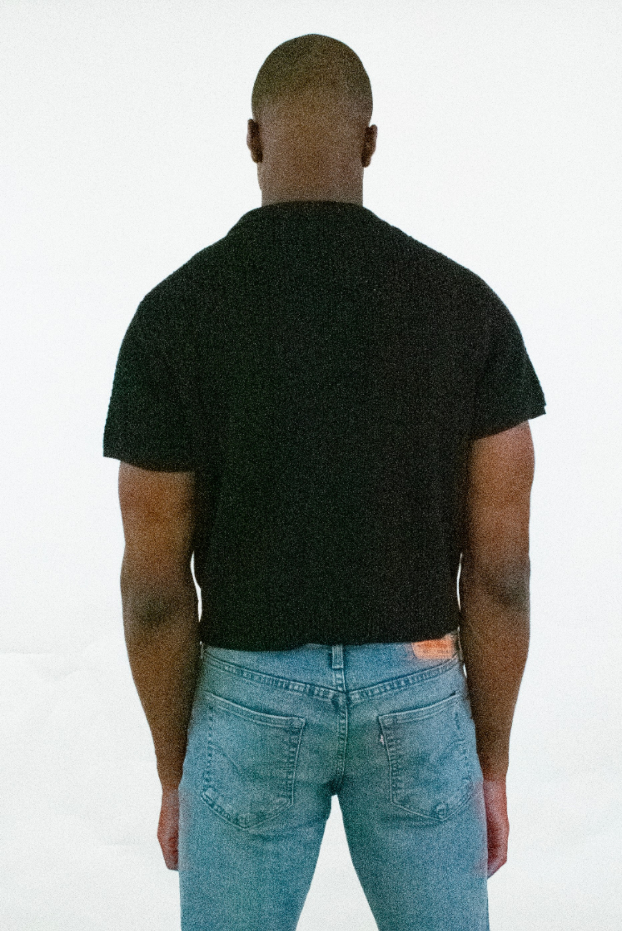 Mesh Shoulder Sweater