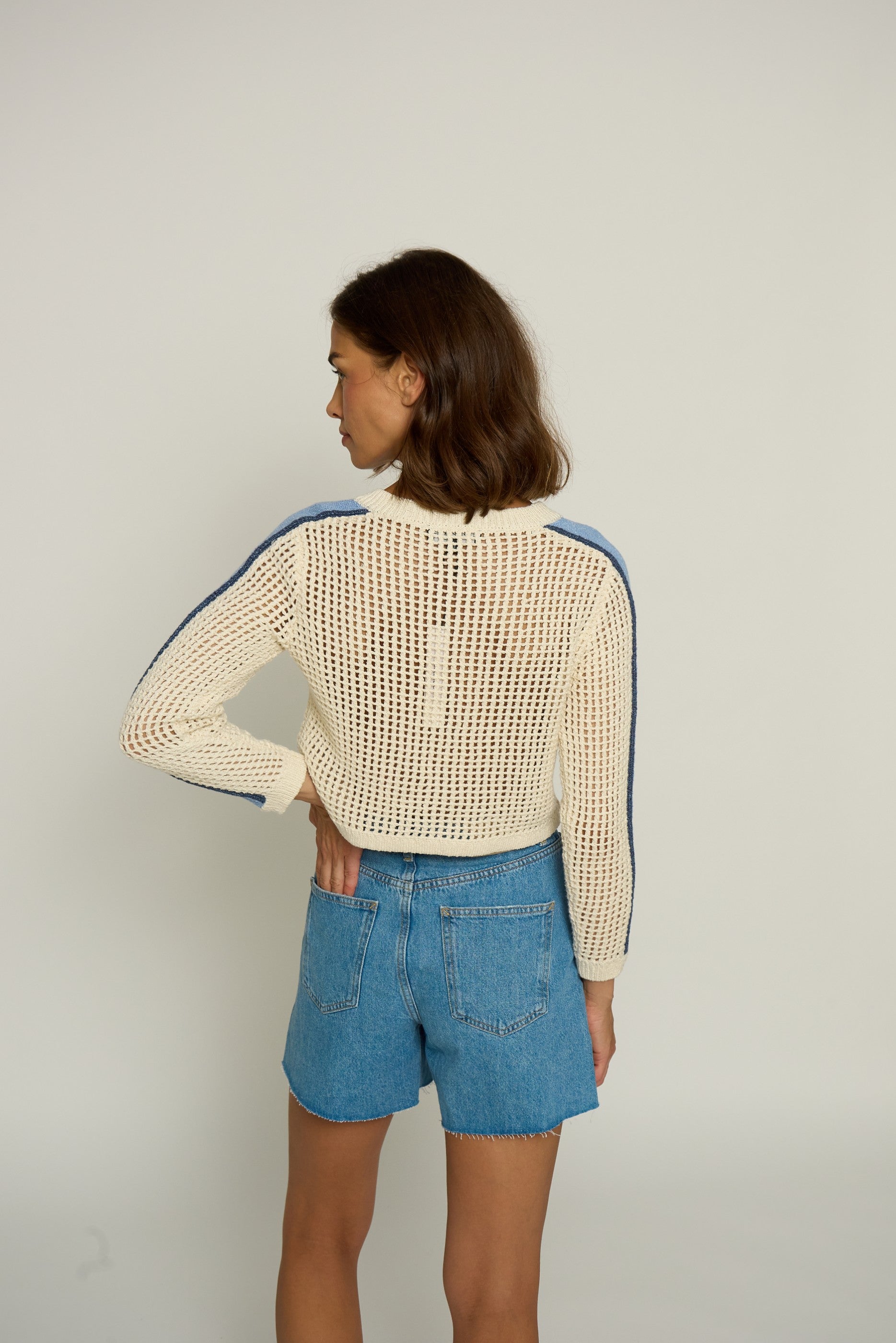 Mesh Stitch Cardigan