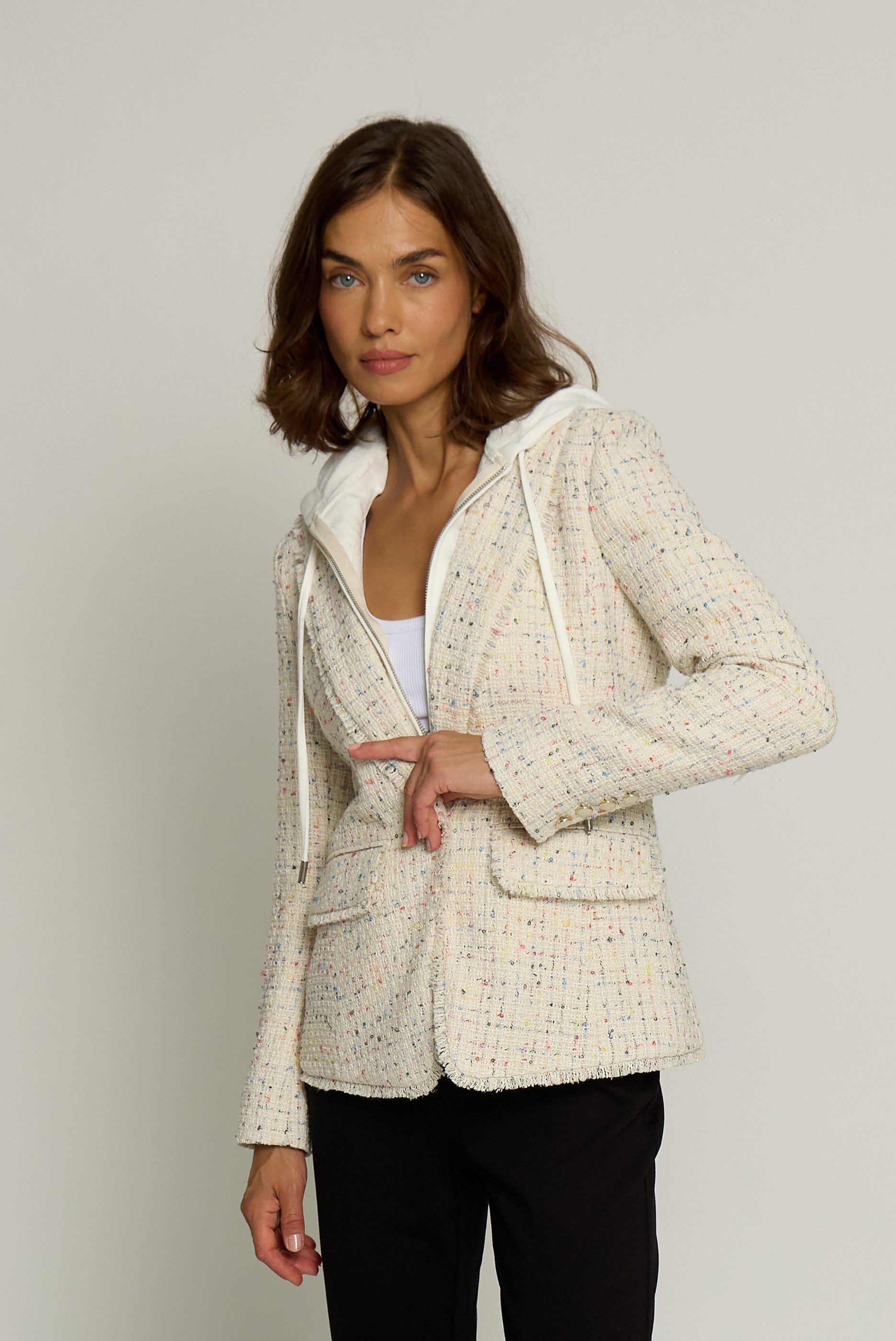 Tweed Dickey Blazer