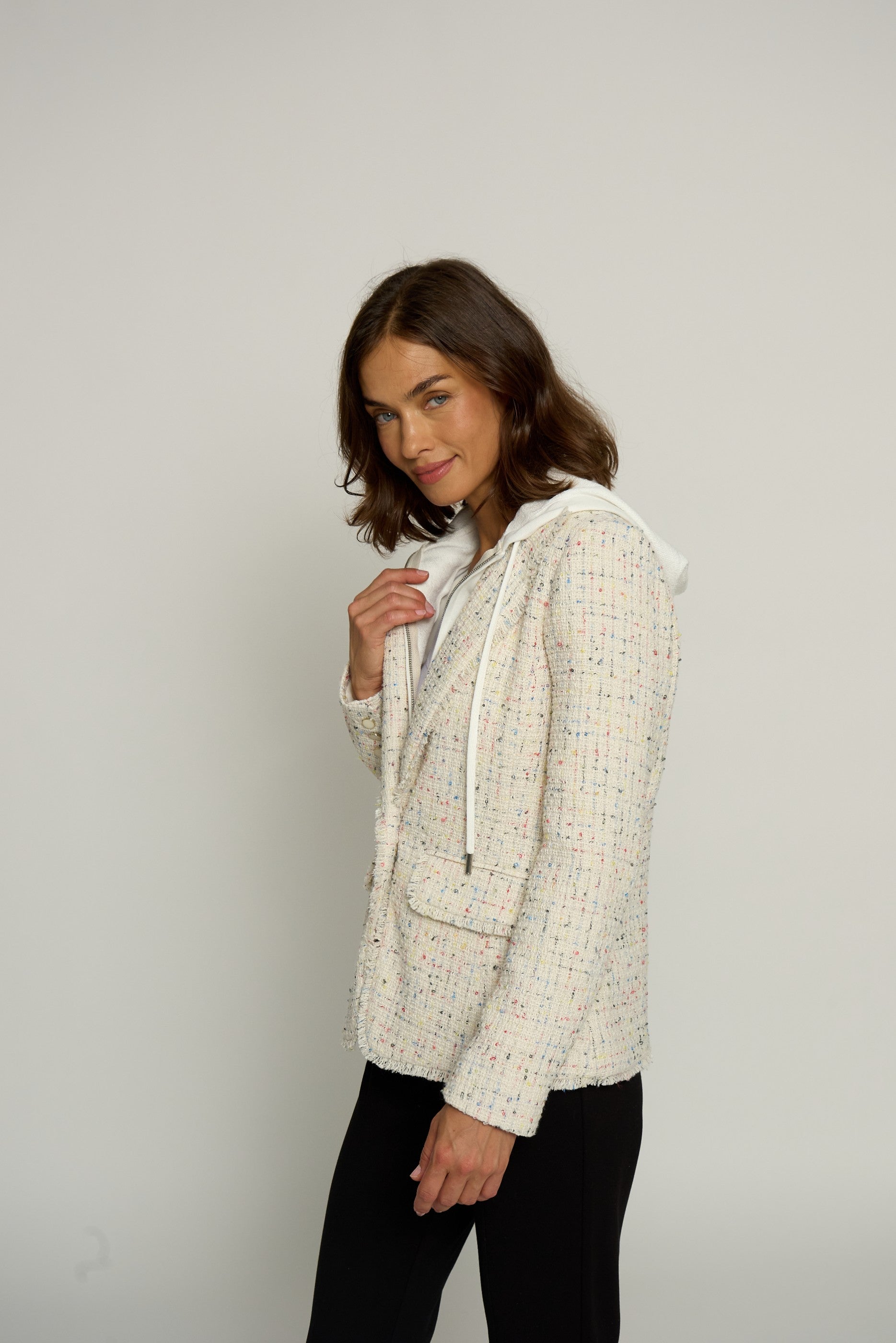 Tweed Dickey Blazer