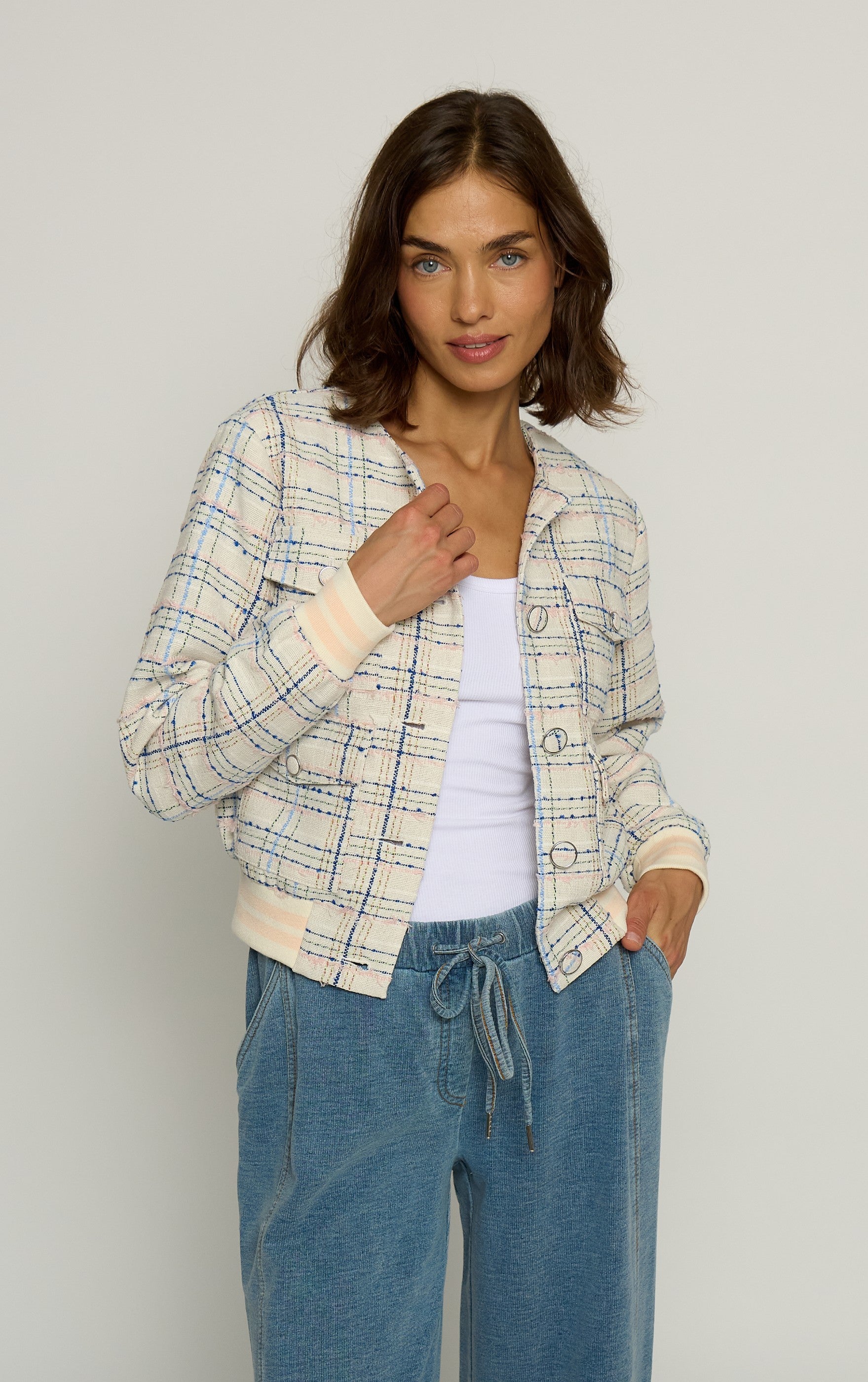 Cargo Tweed Bomber