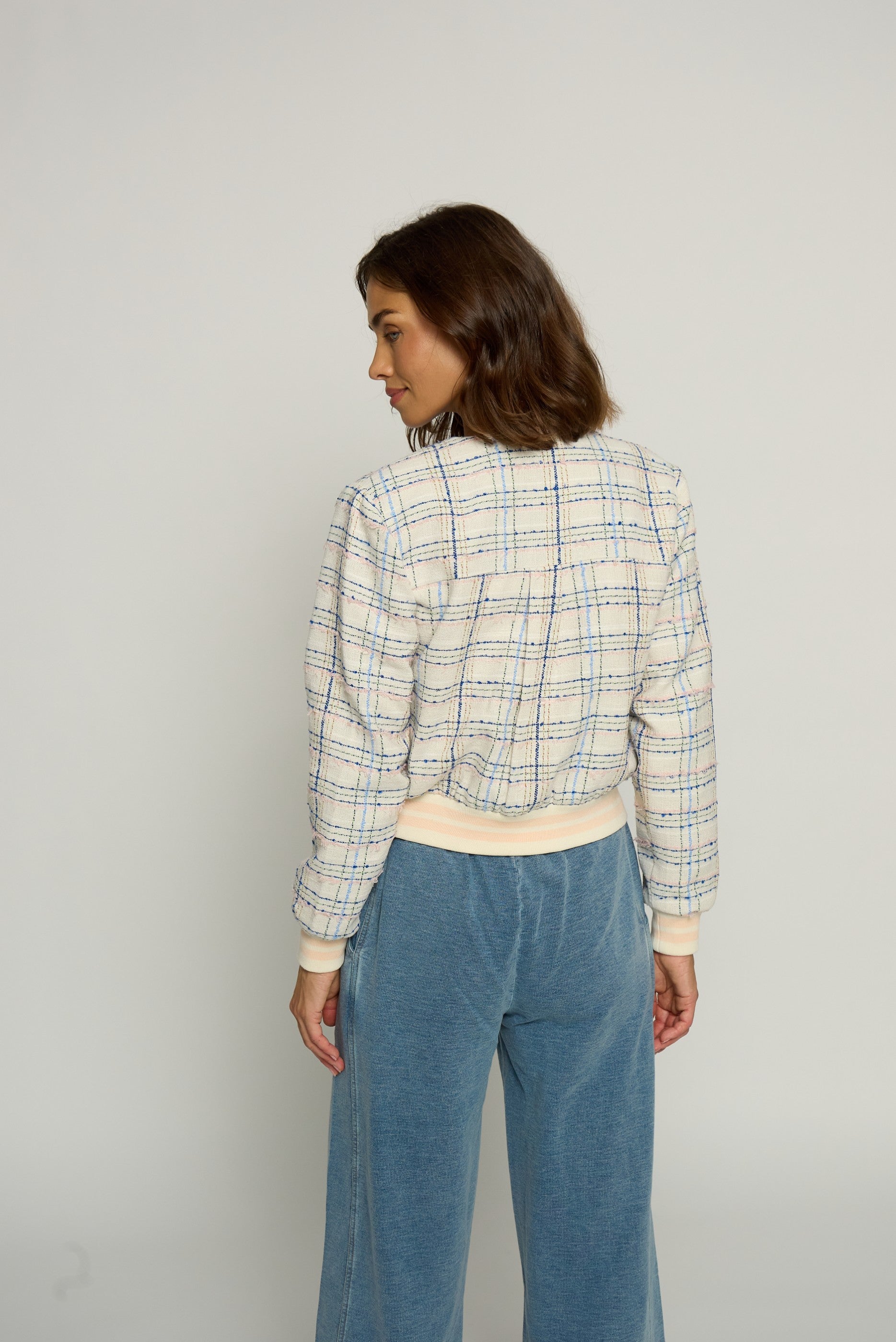 Cargo Tweed Bomber