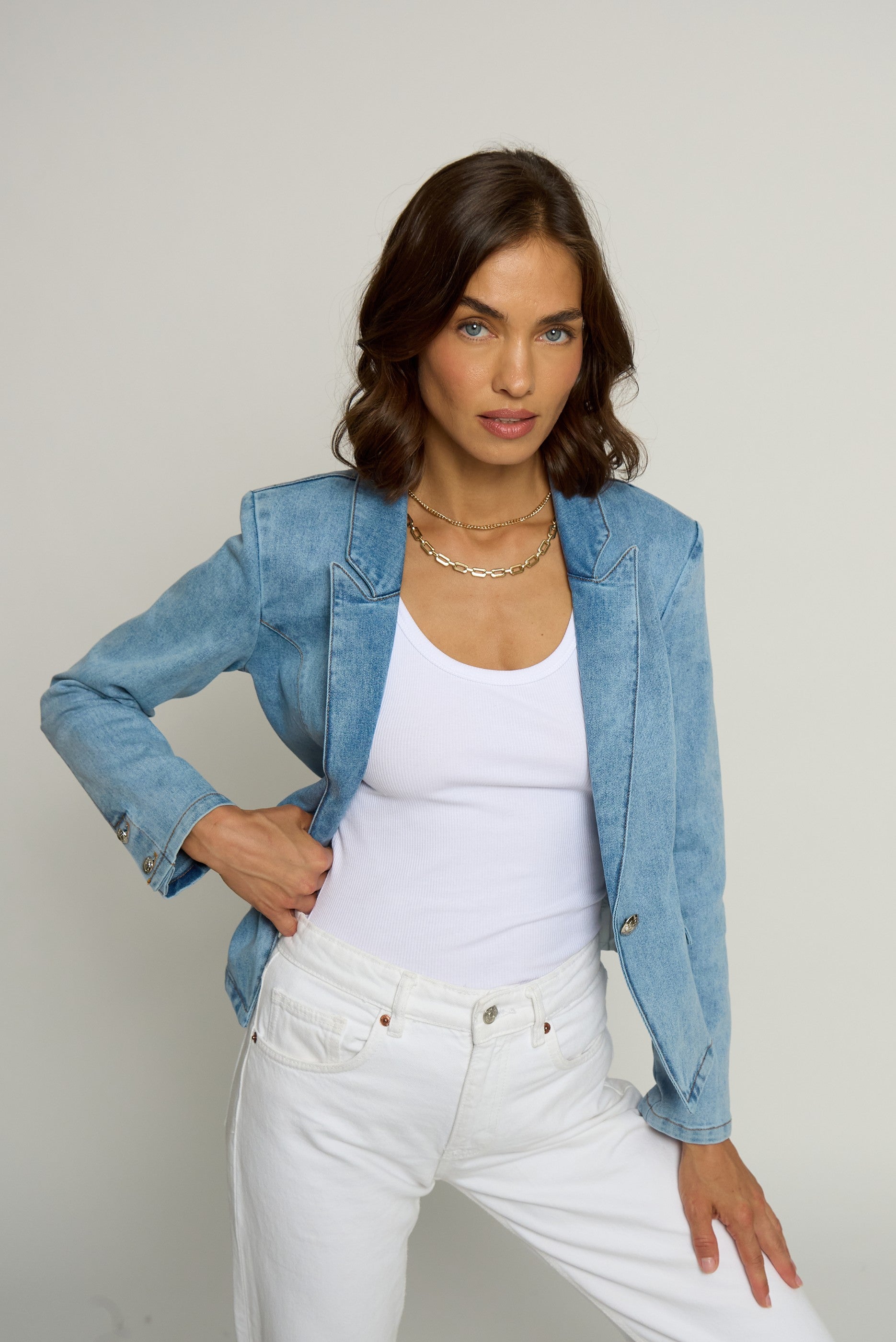 Denim Blazer