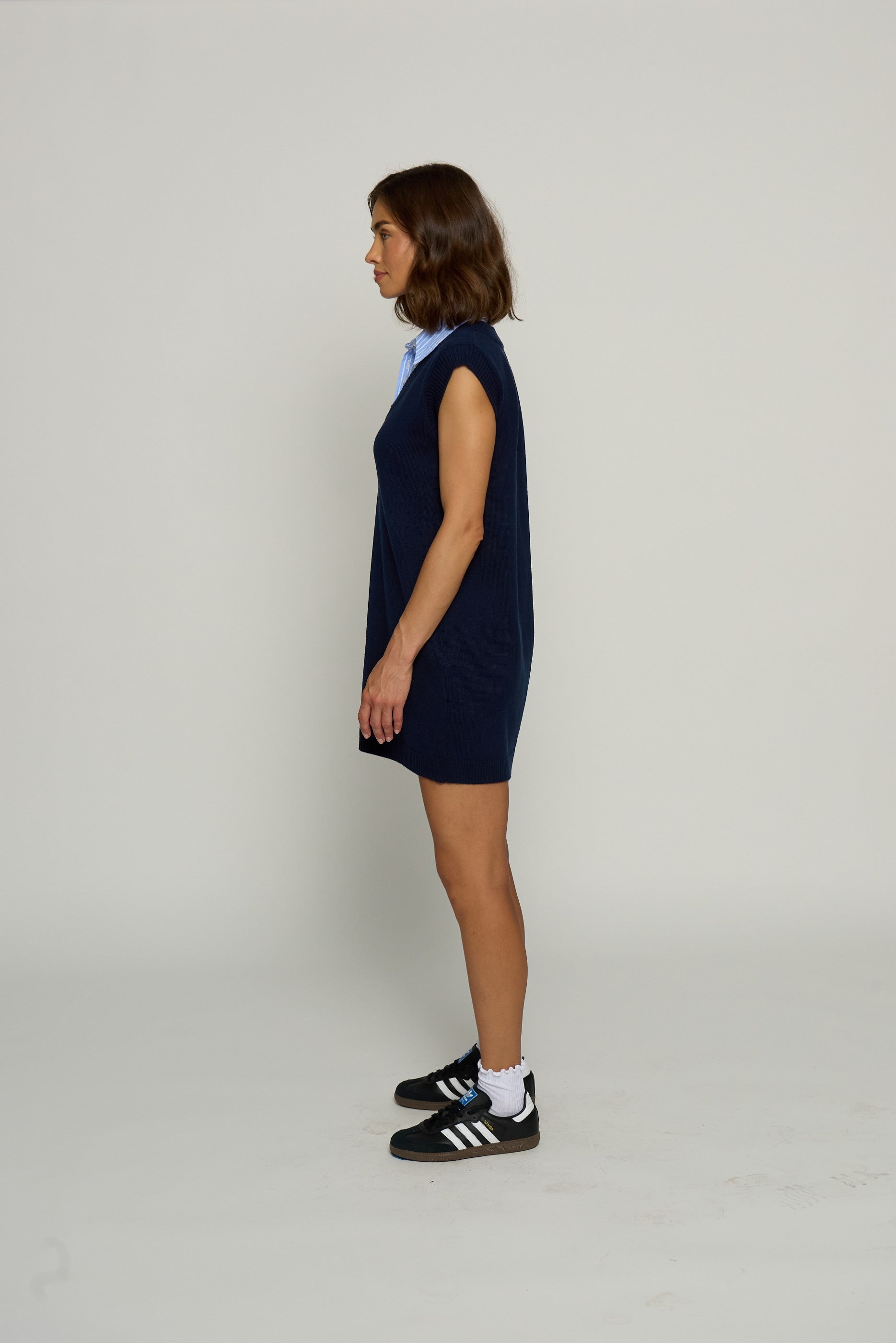 Sleeveless Twofer Dress