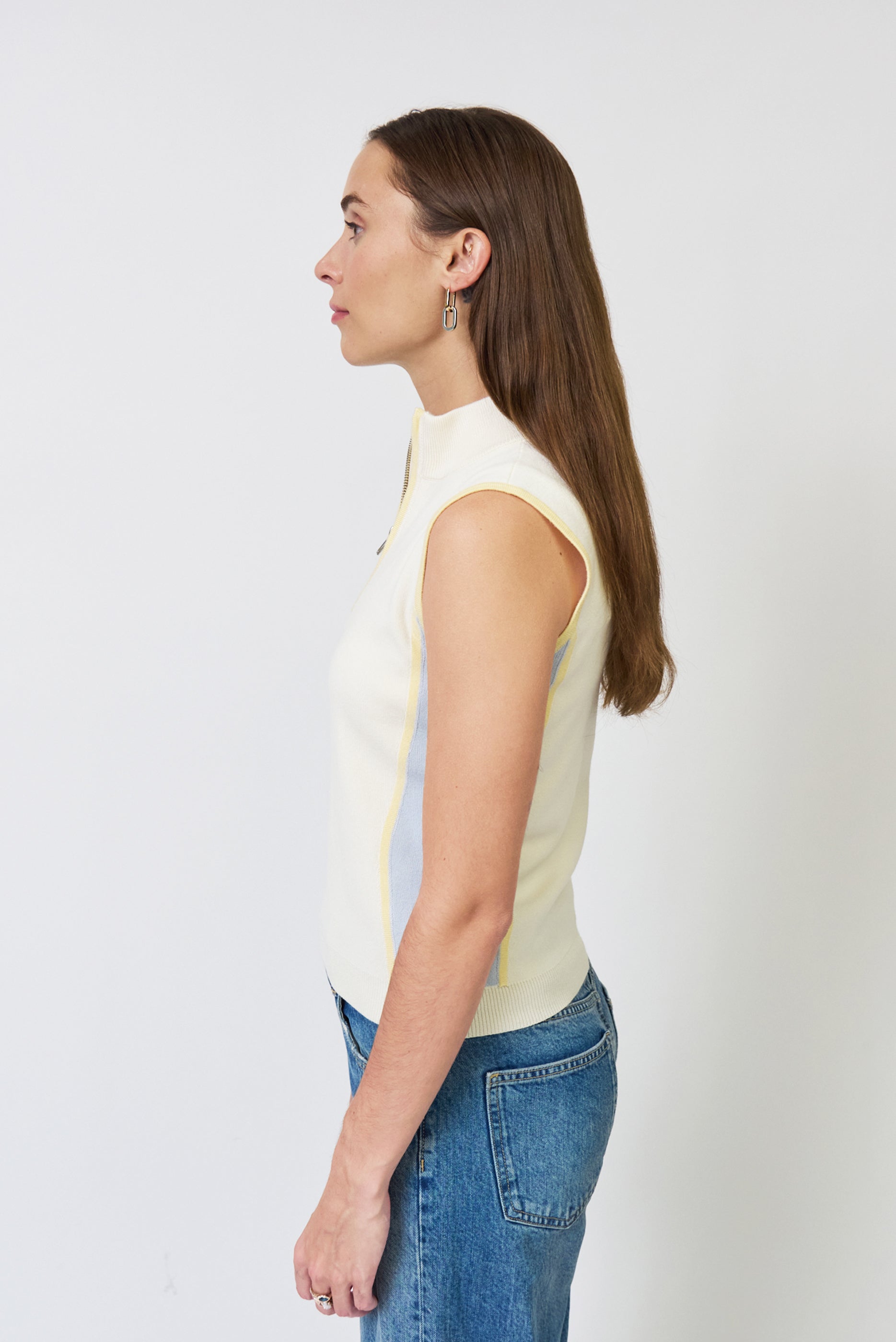 Birdie Sleeveless 3/4 Zip