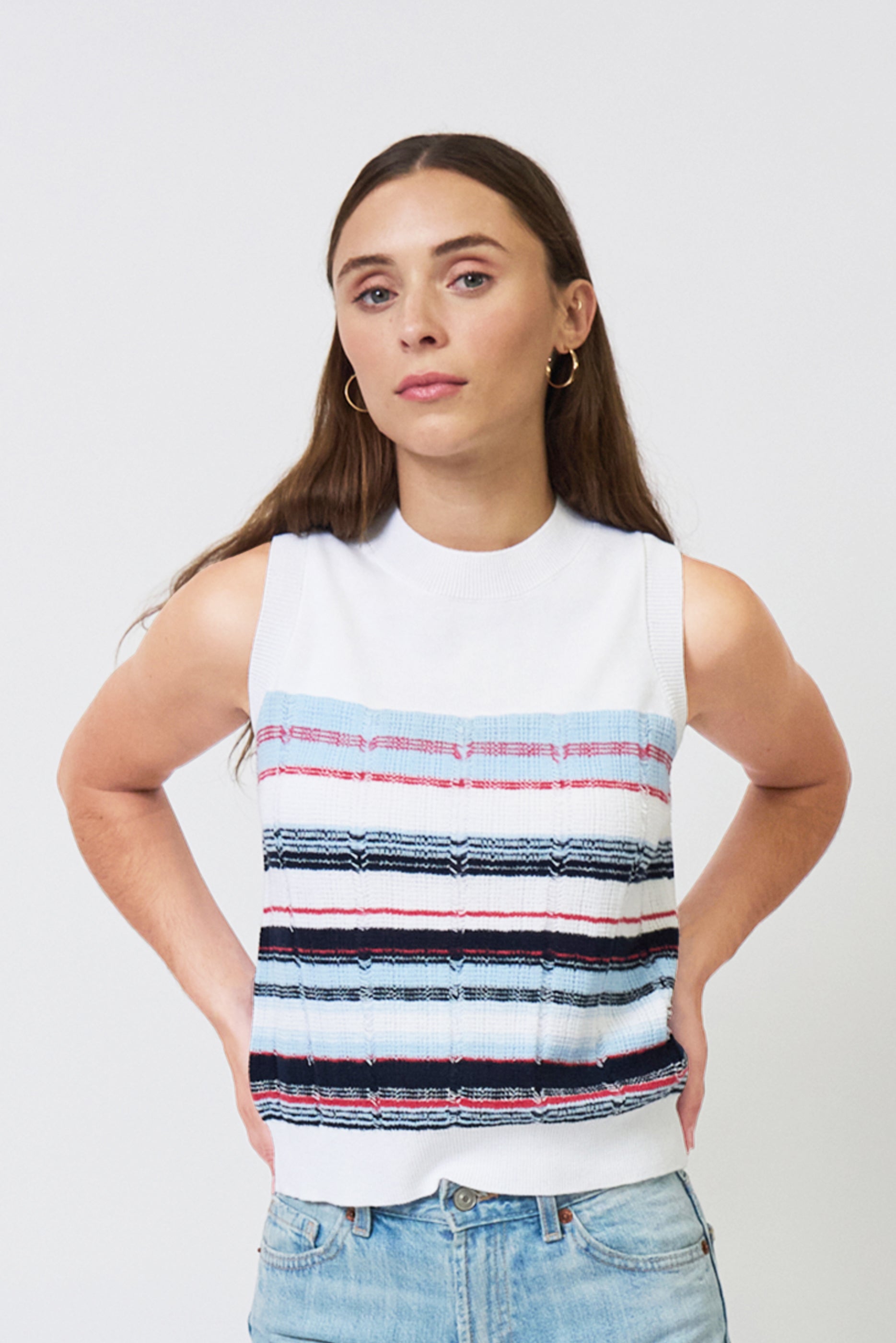 Clover Novelty Stripe Shell