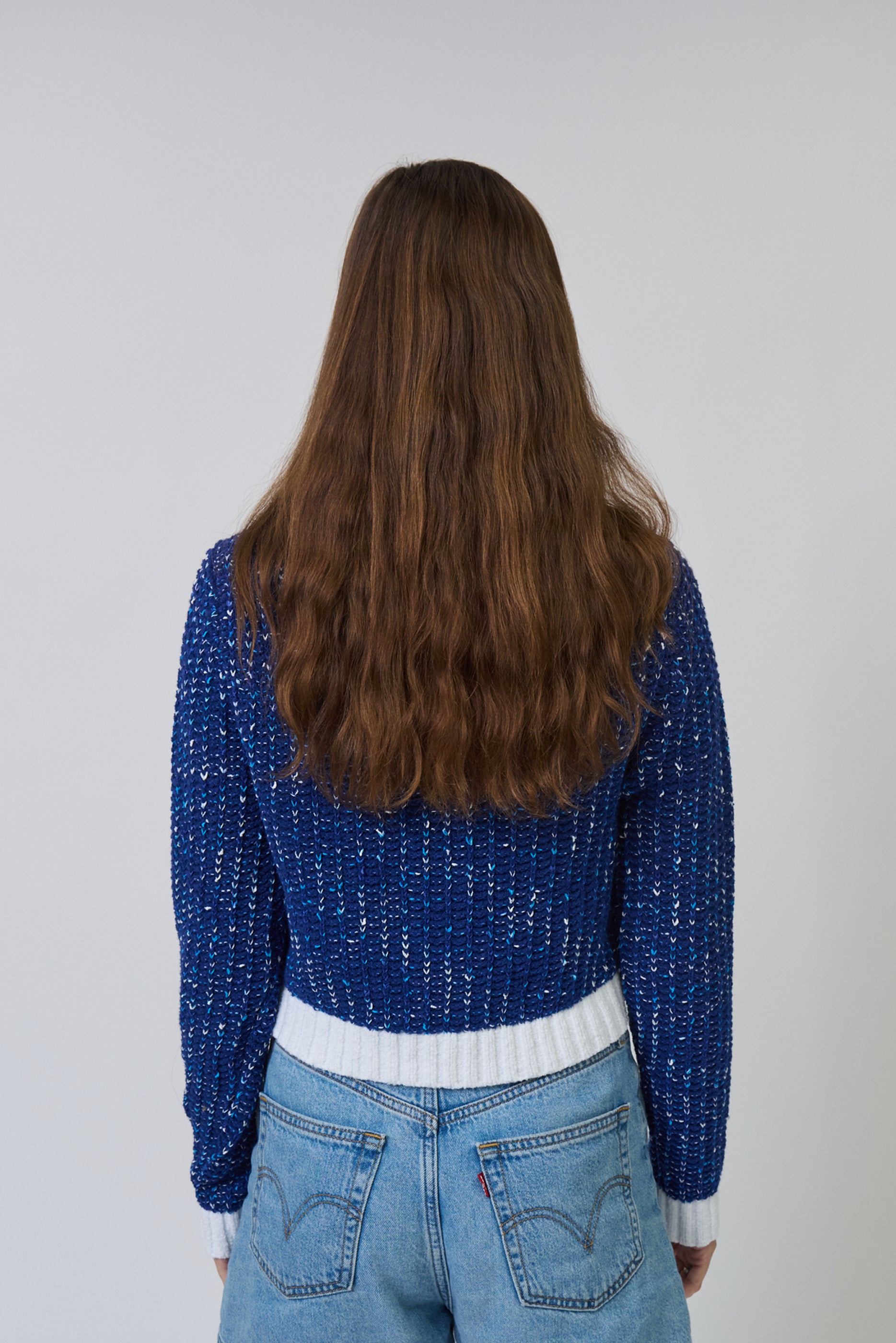 Allie Cropped Chunky Cardigan
