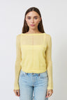 Brooklyn Double Layer Sheer Halter