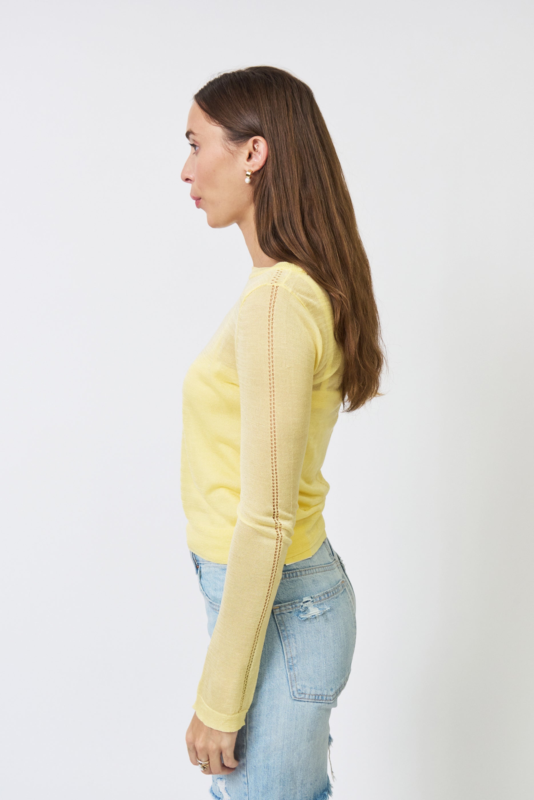 Brooklyn Double Layer Sheer Halter