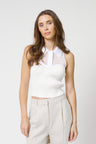 Brooklyn Sheer Polo Halter