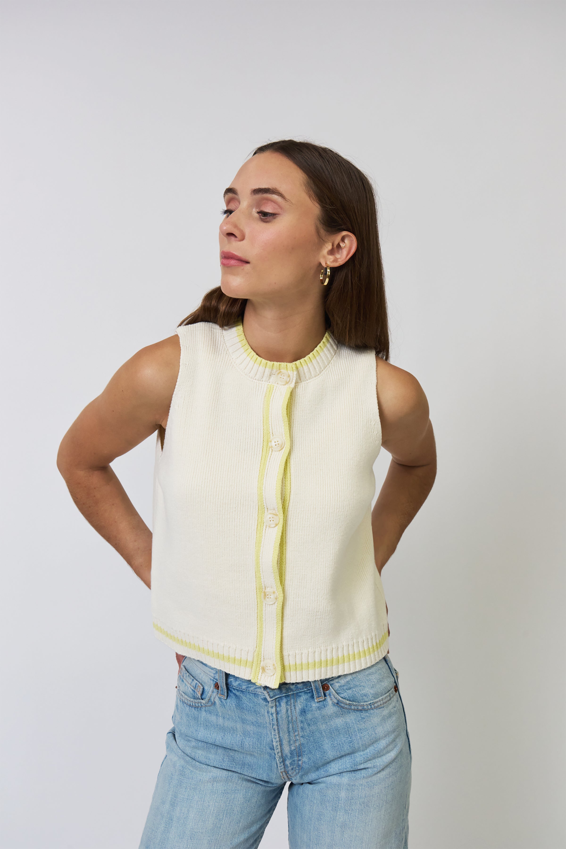 Violete Cardi Tank