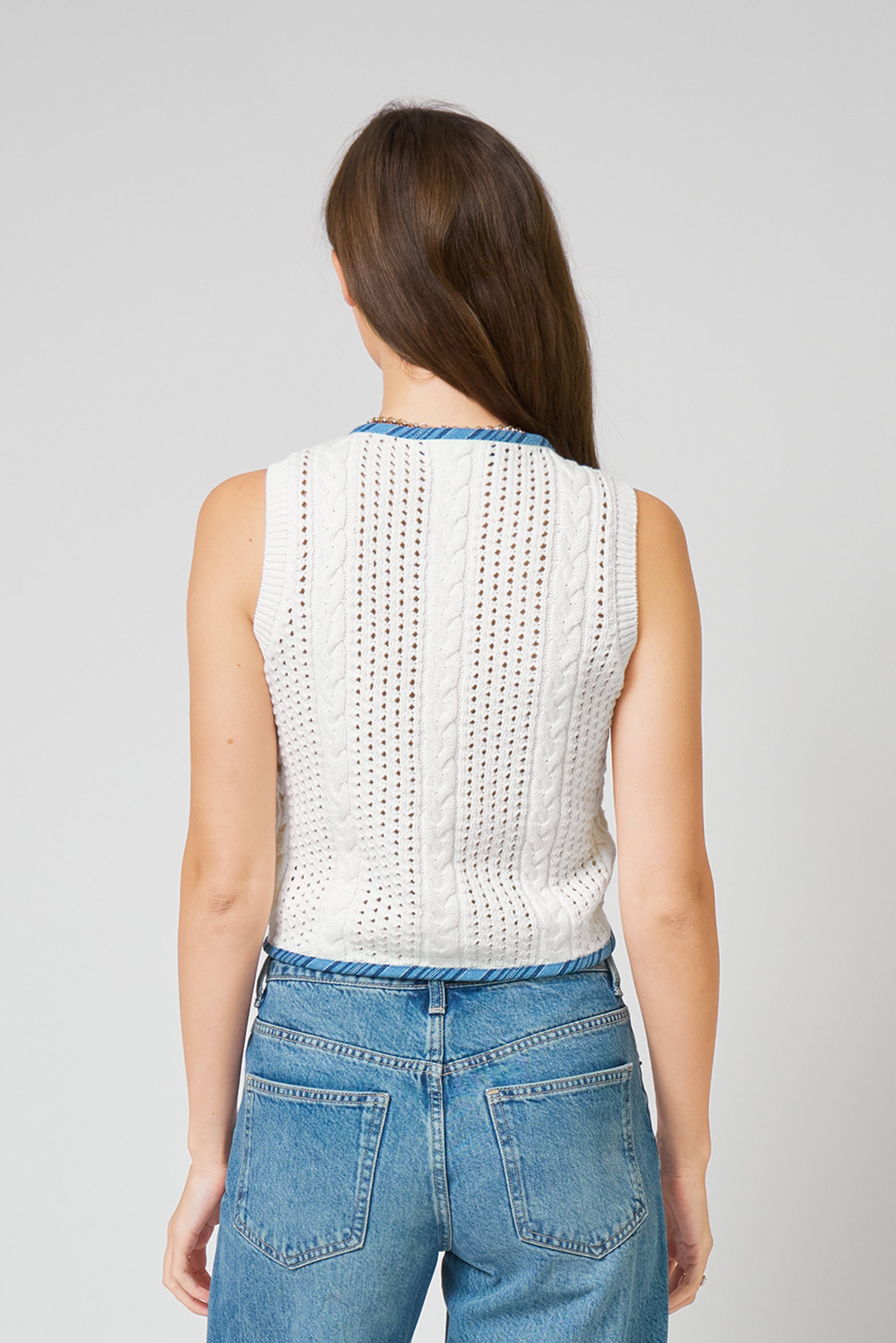 Brooklyn Open Stitch Vest