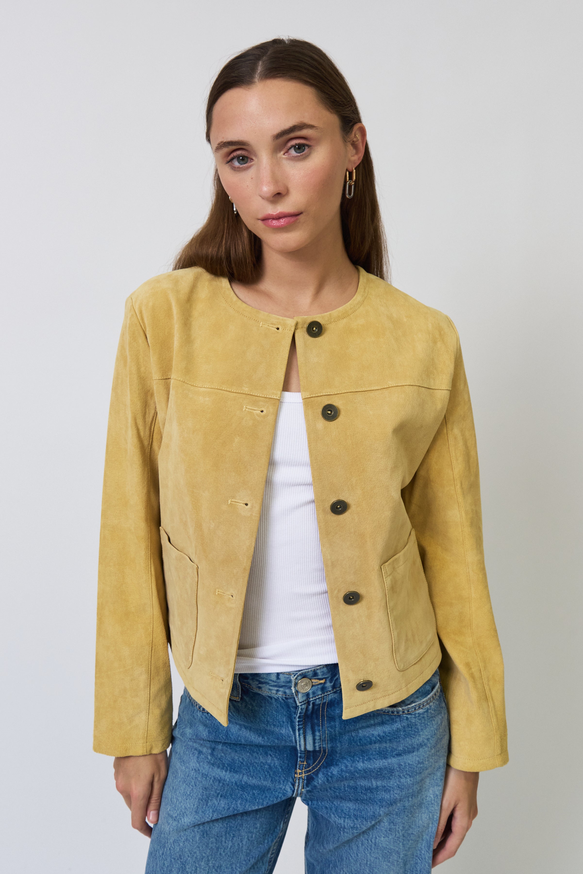 Ophelia Suede Lady Jacket