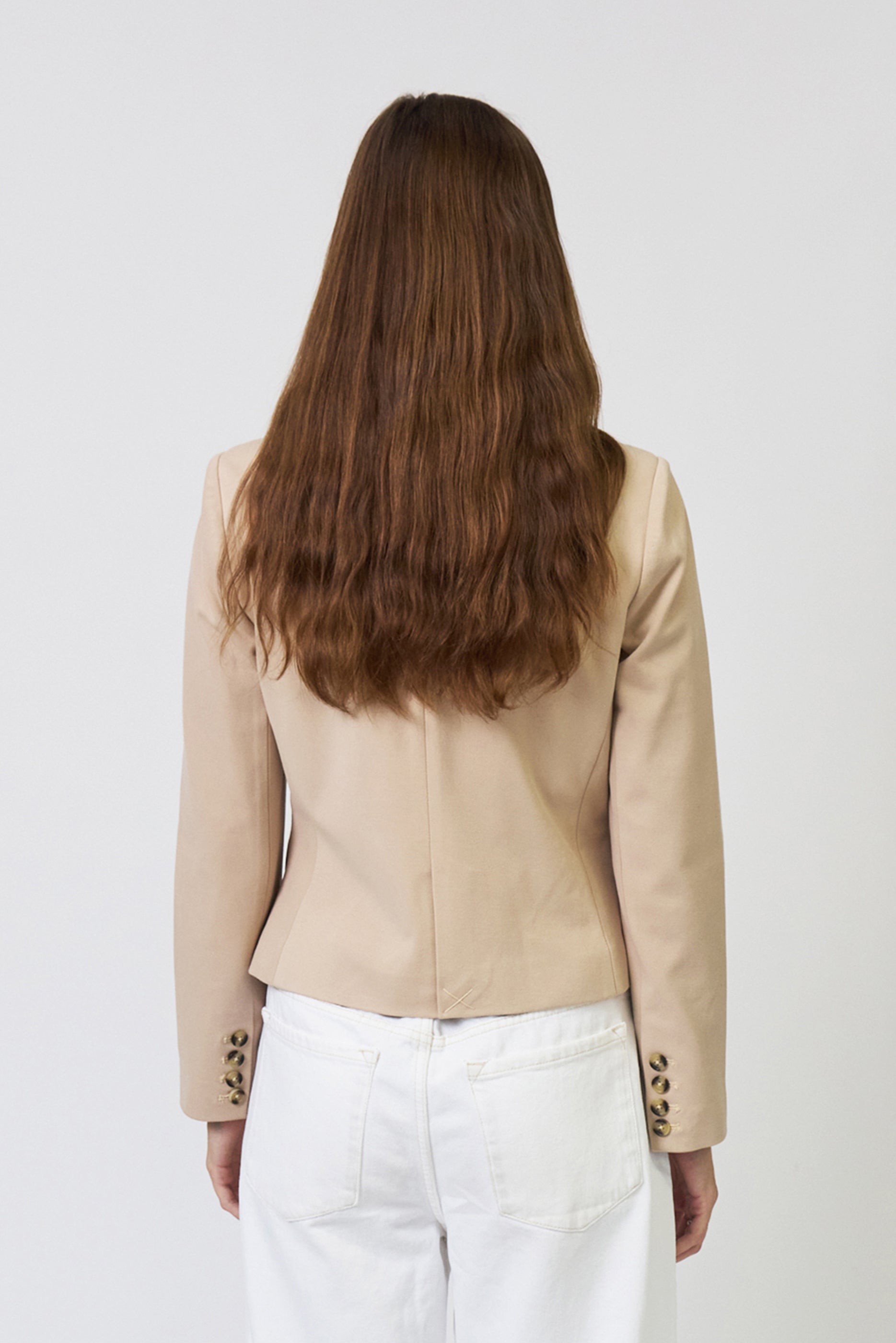 Chloe Nautical Stripe Sweater Dickey Jacket