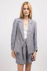 Scrunch Sleeve Blazer