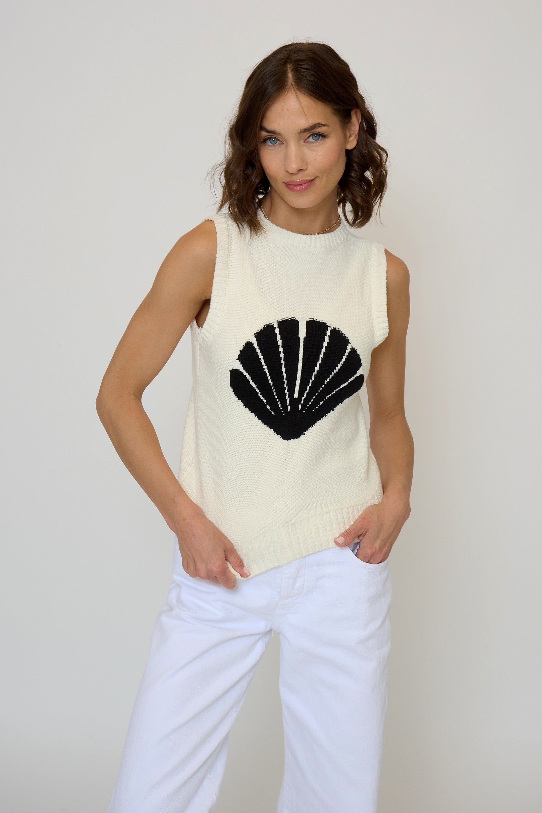 Evie Shell Print Tank