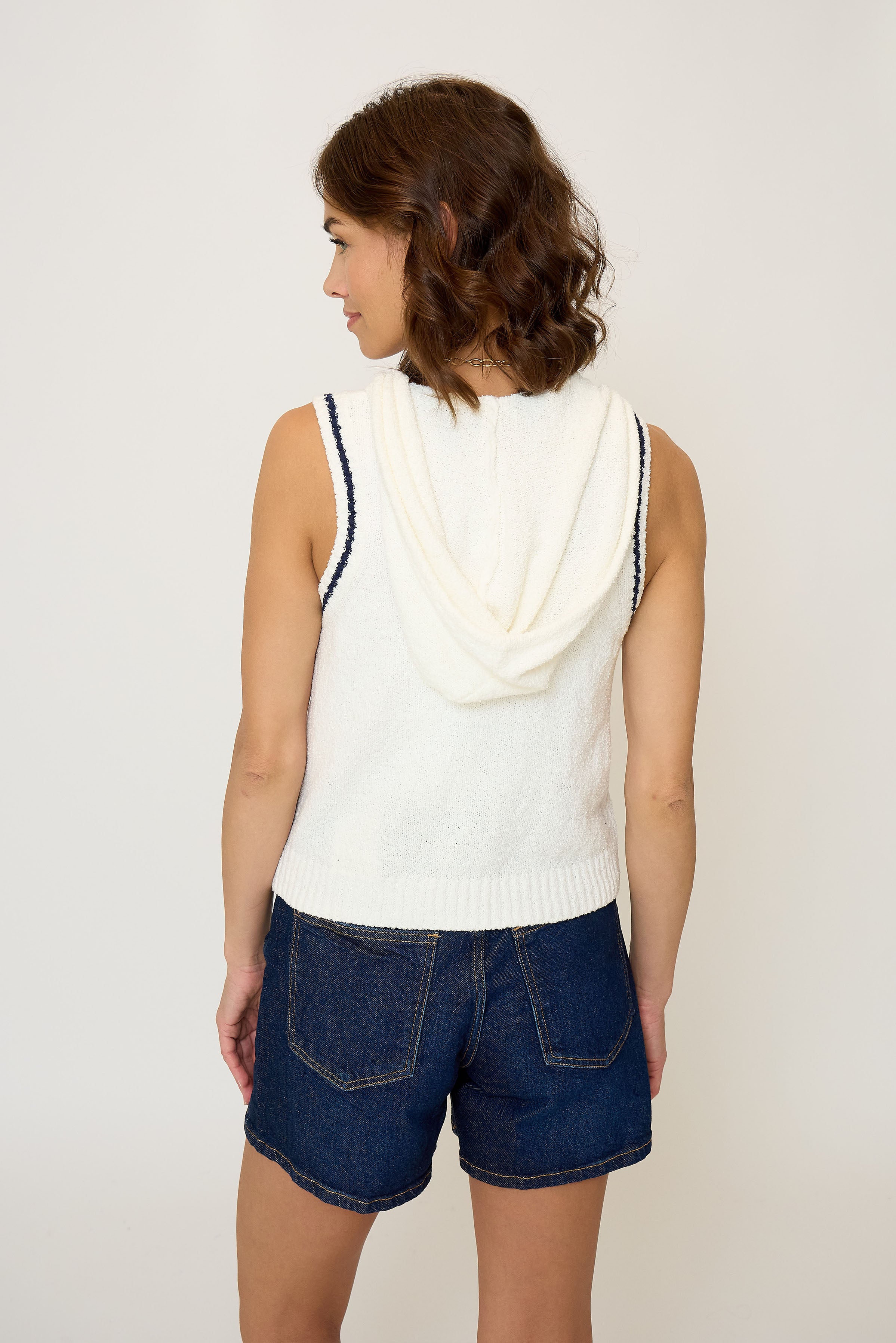 Daphne Hooded Zip Up Shell