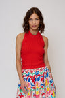 Junie Cabled Halter Top