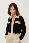 Rose Scallop Edge Sweater