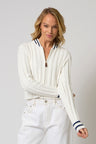 Coen Cable Zip Up Bomber